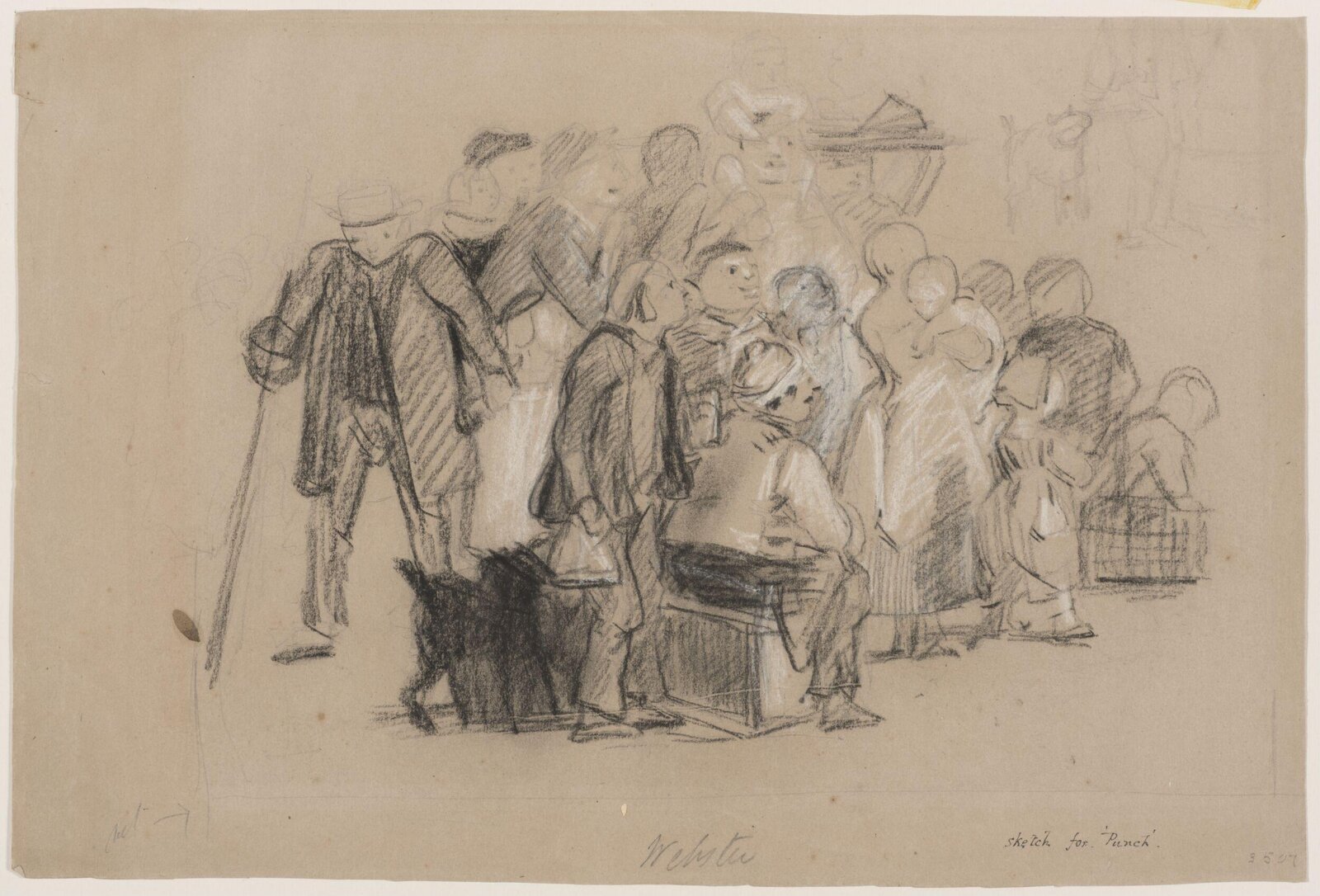 Drawing, Thomas Webster, 1840