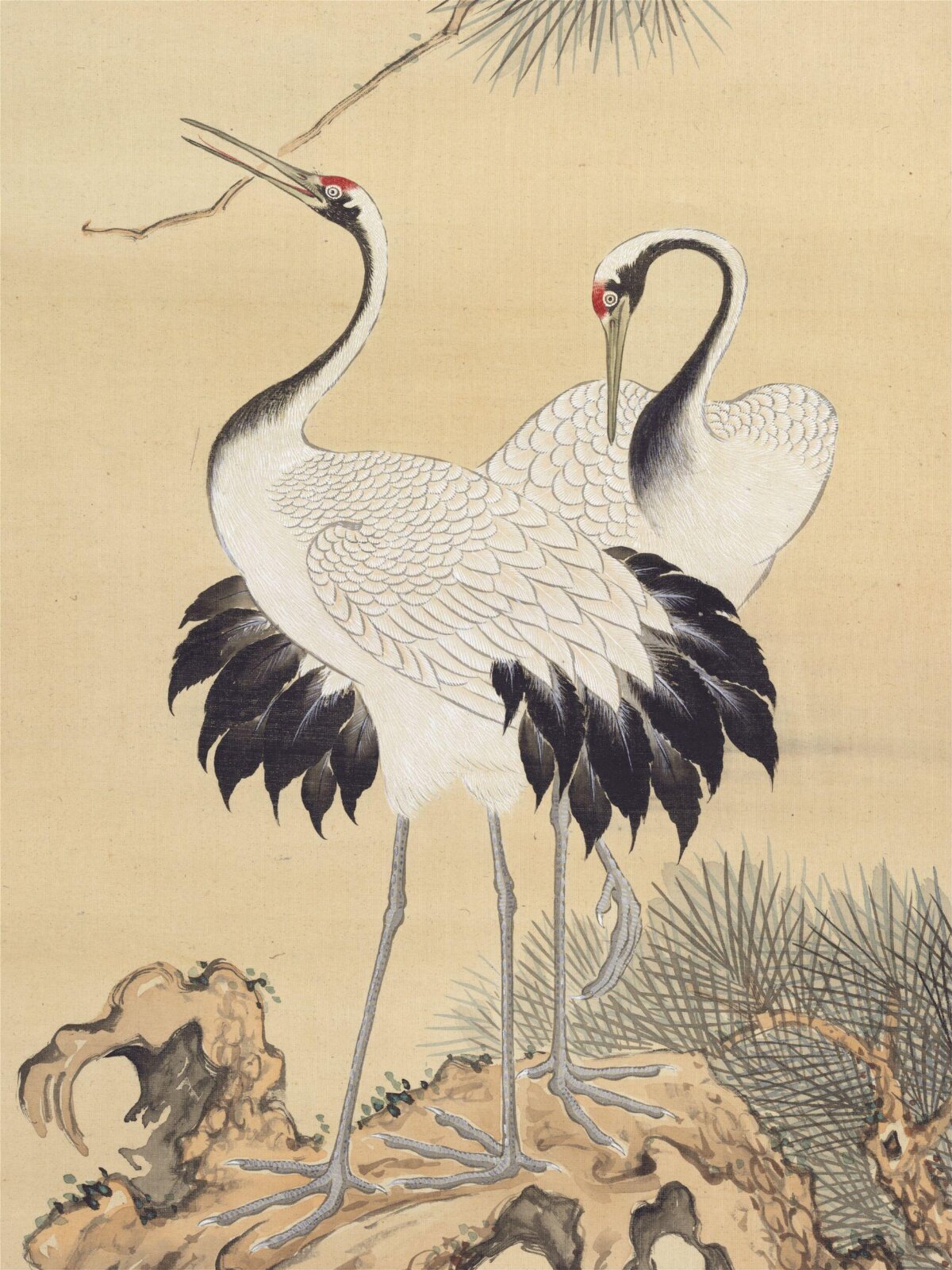 Hanging scroll, Ryukei Kishinami, 1883