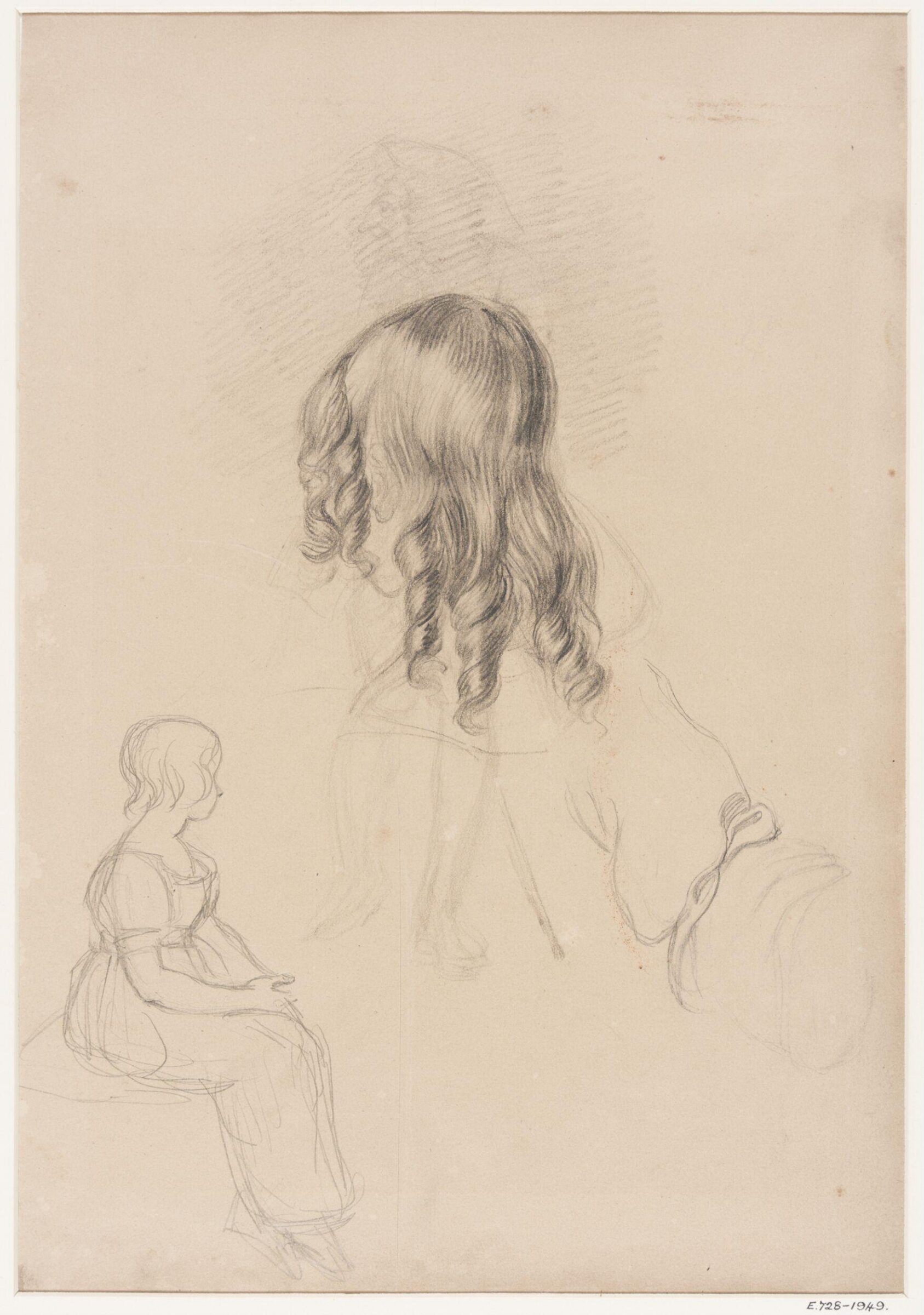 Drawing, Edward Matthew Ward, 1830s