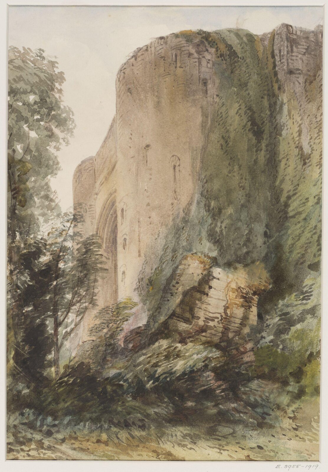 Tonbridge Castle, Kent, Edward Webb, 1805-1854