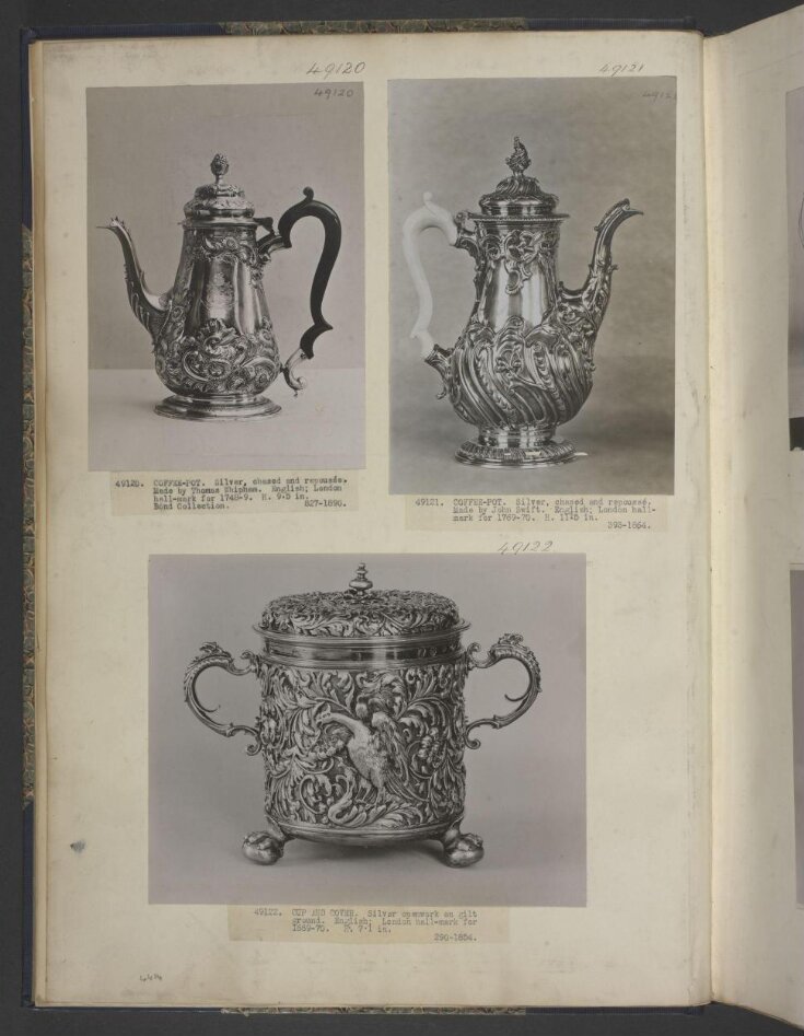 Two Handled Cup and Cover top image
