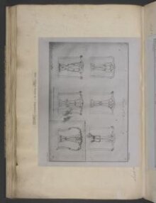 Six designs for ribbon-back chairs which appeared as plate no.16 in The Gentleman and Cabinet-Maker's Director (1762 ed.), Thomas Chippendale thumbnail 1