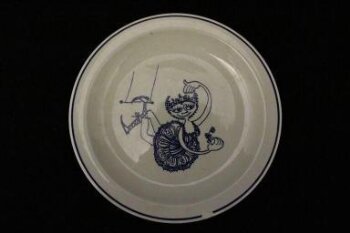 Plate designed by Bjorn Wiinblad