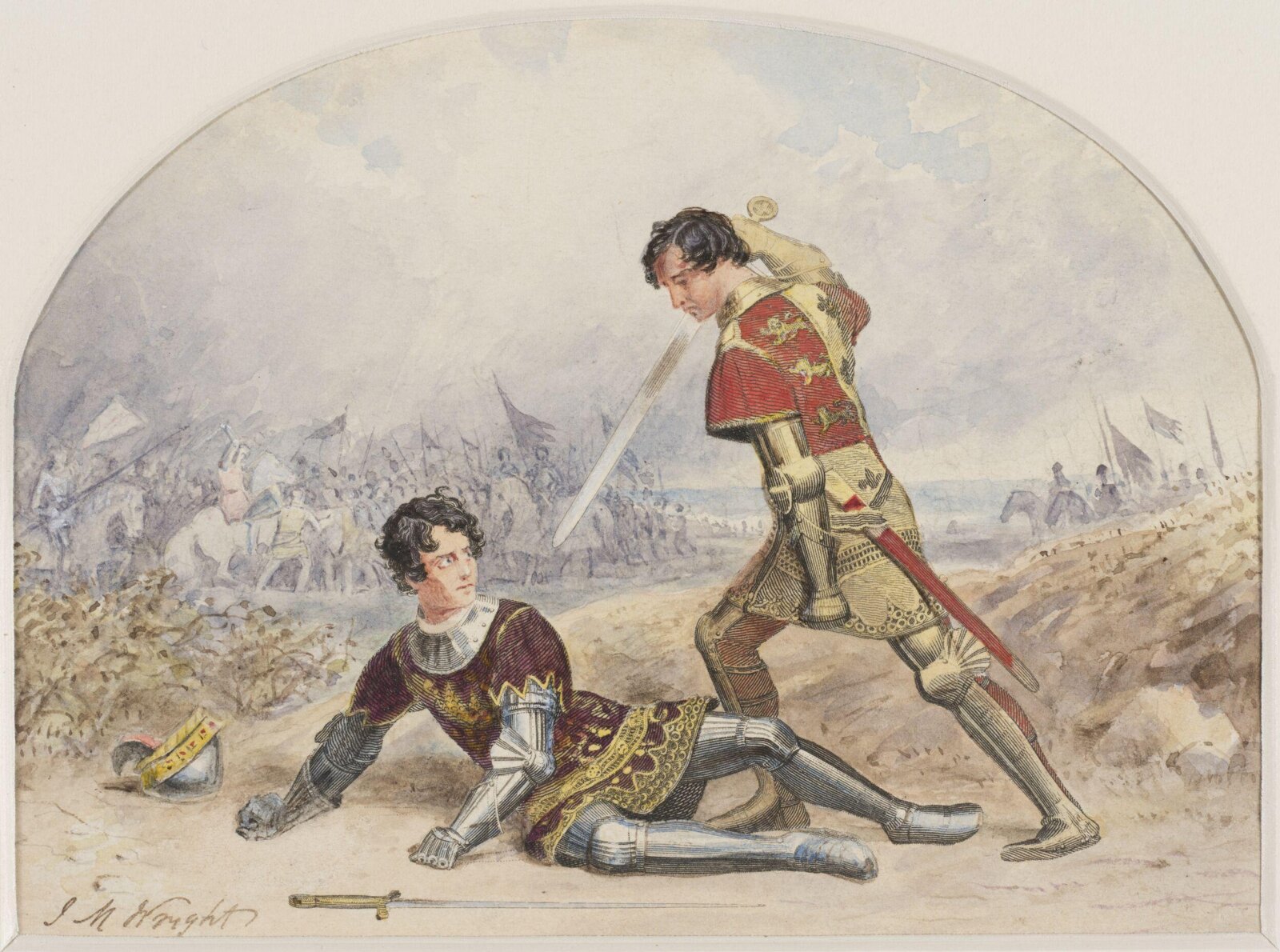 Prince Henry and Hotspur, John Masey Wright, 1777-1866