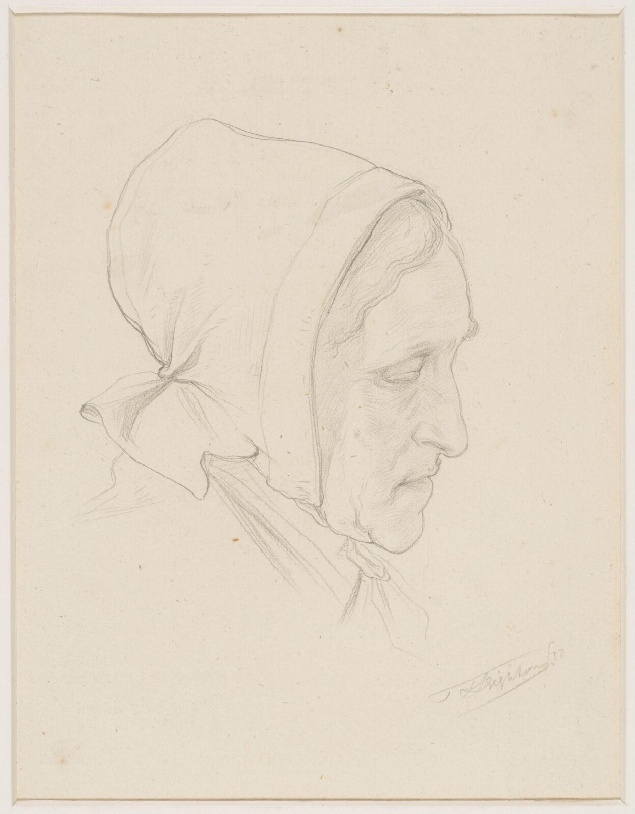 Drawing, Frederic Lord Leighton, Mid-19th century