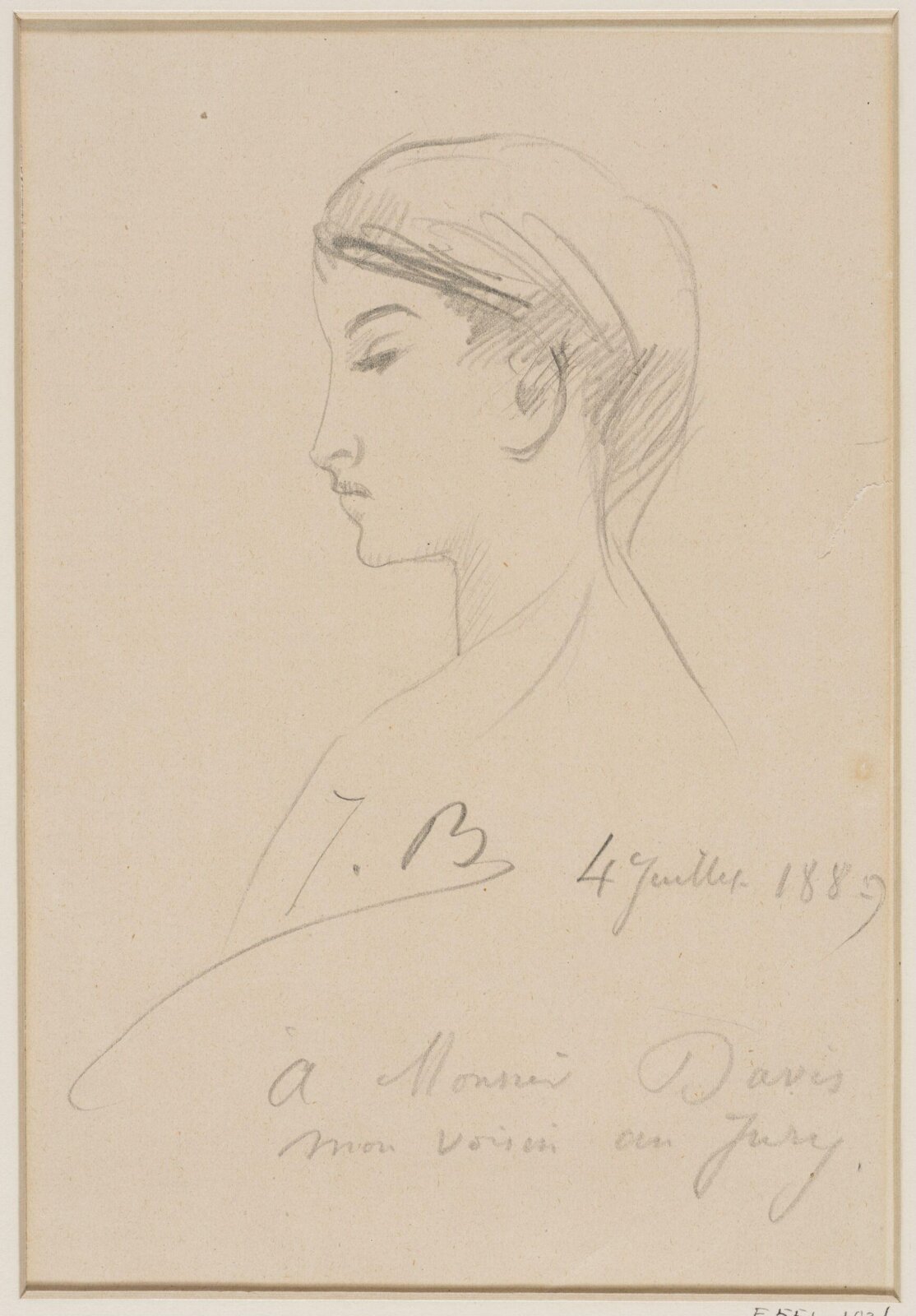 Drawing, Jules Adolphe Aimé Louis Breton, July 1889
