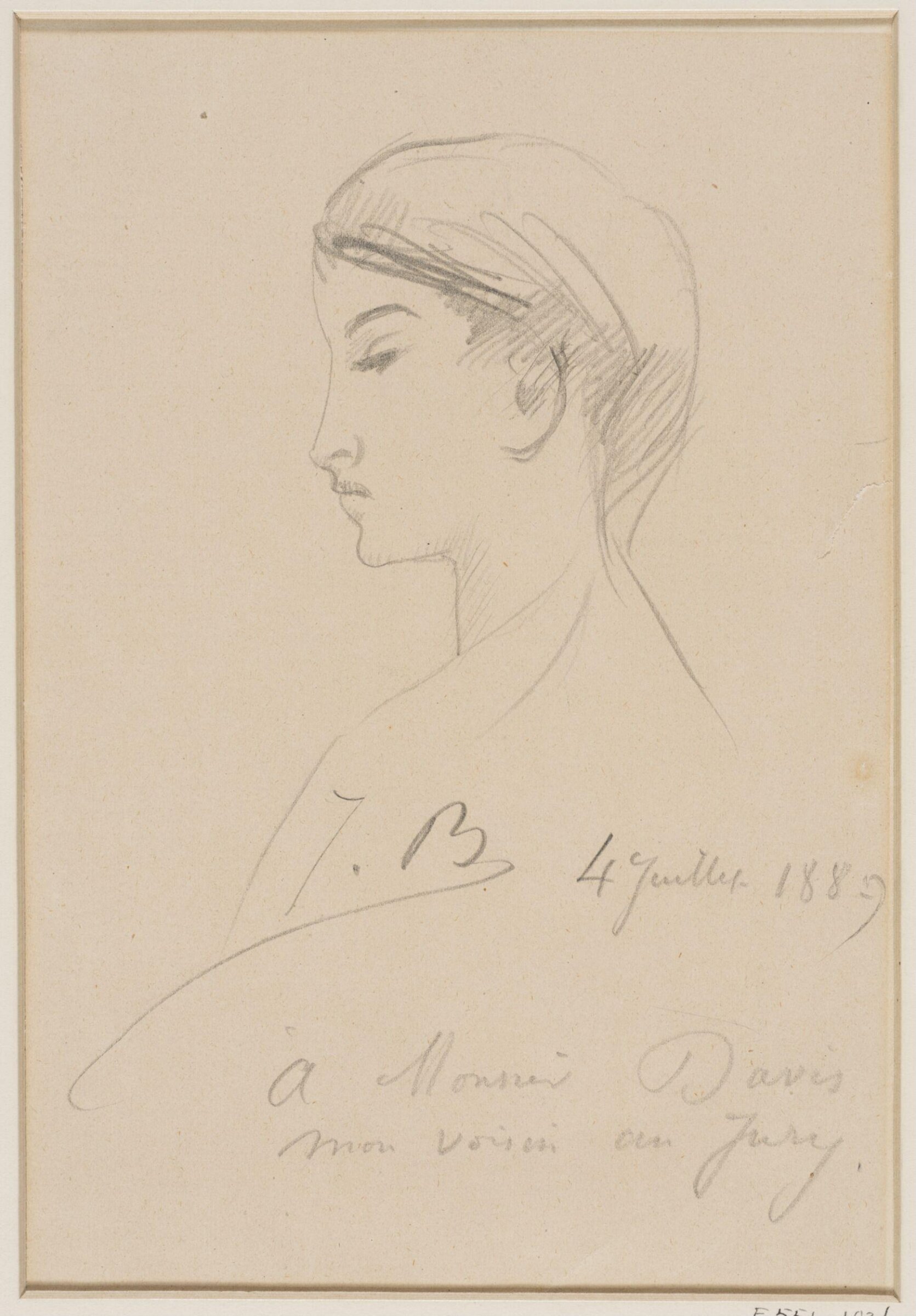 Drawing, Jules Adolphe Aimé Louis Breton, July 1889