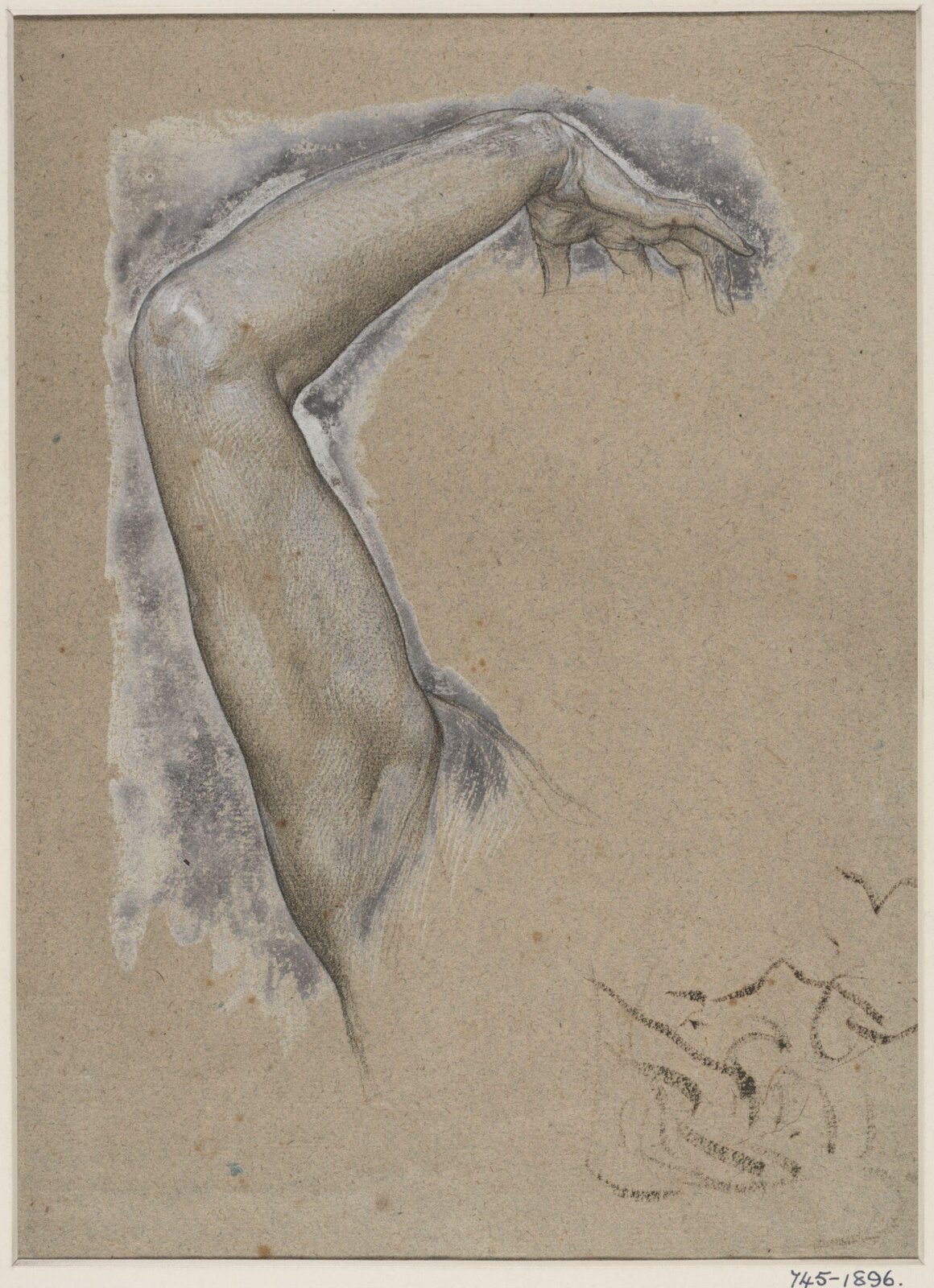Drawing, Frederic Lord Leighton, Mid-19th century