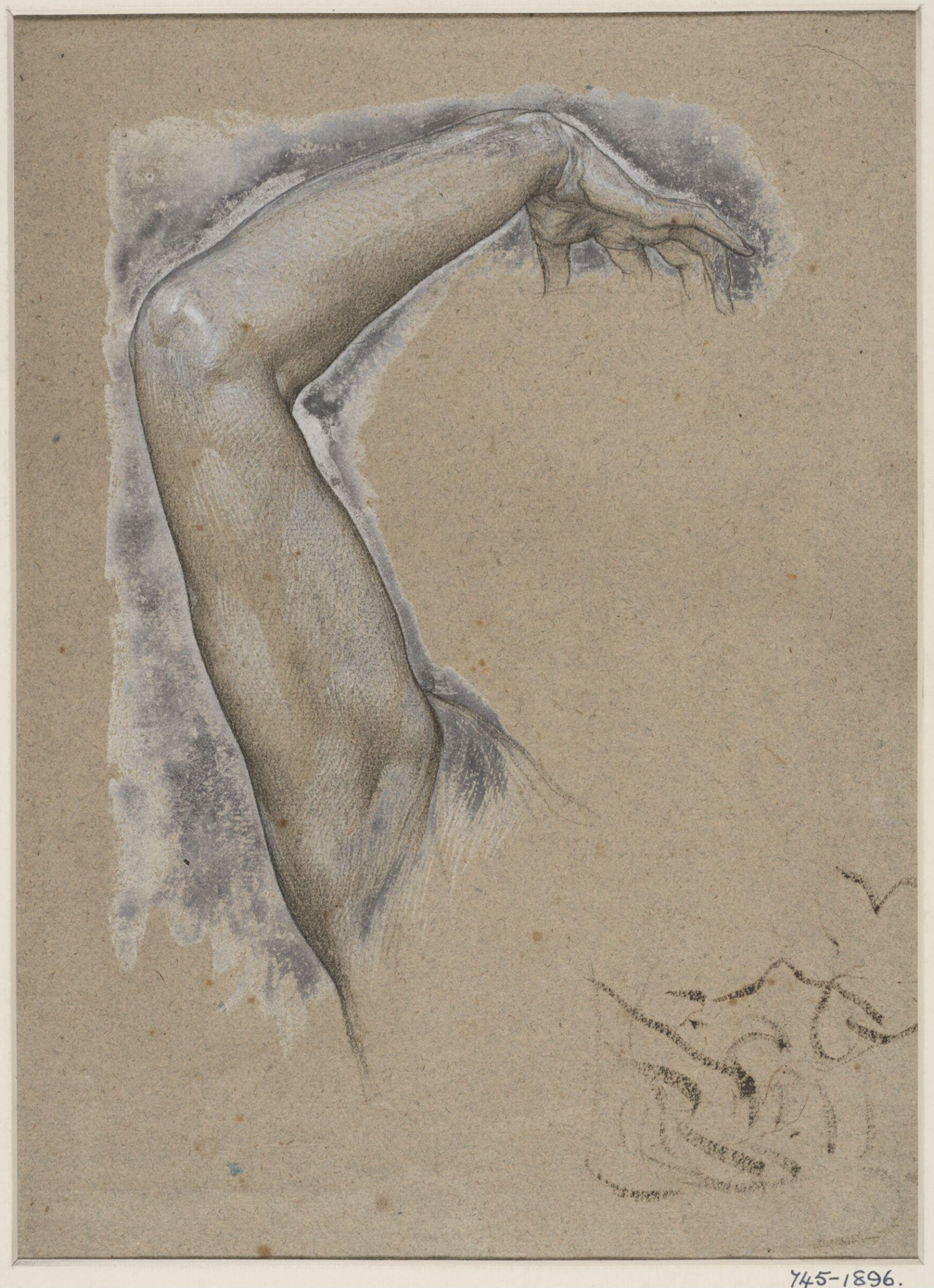 Drawing, Frederic Lord Leighton, Mid-19th century