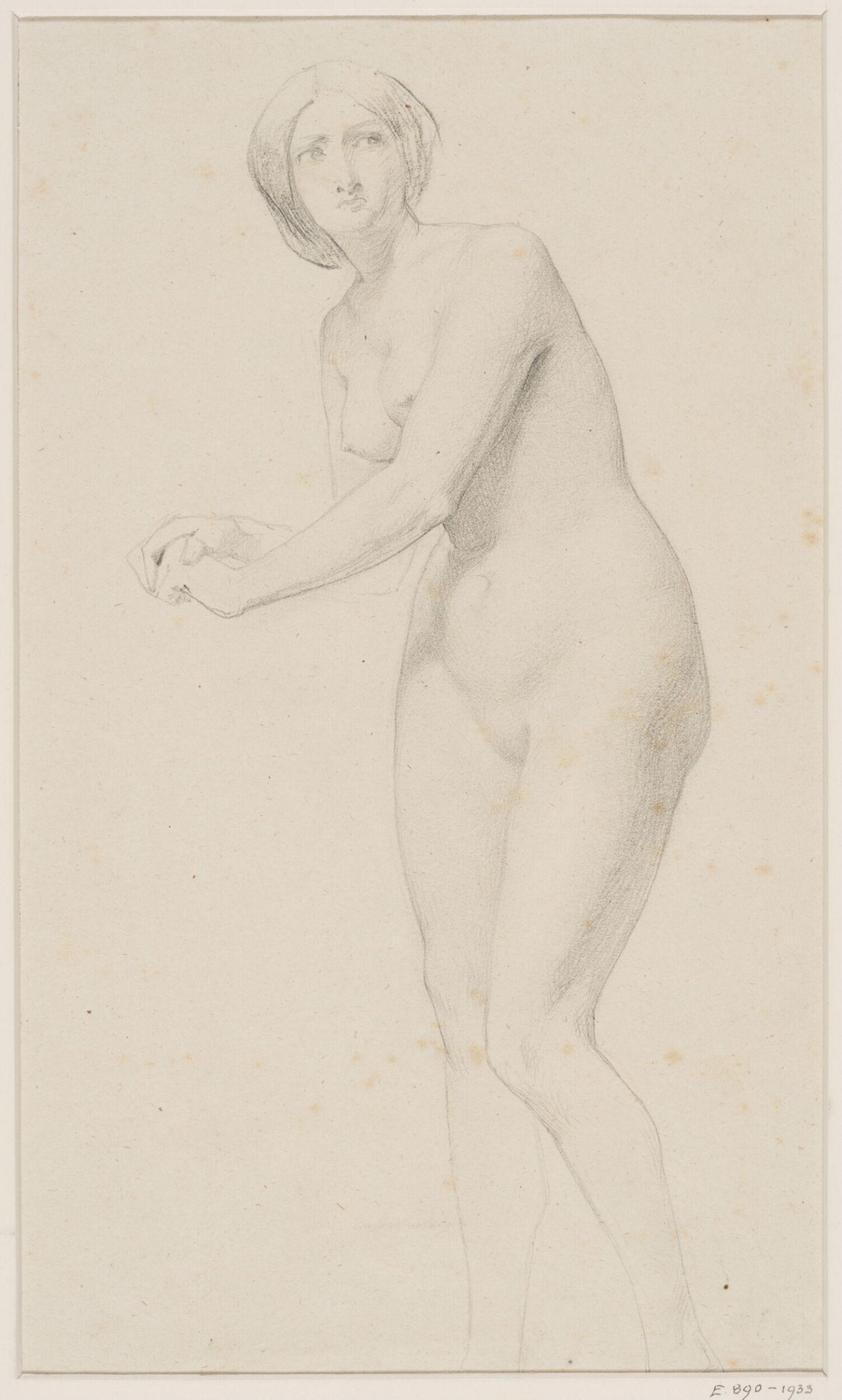 Drawing, Alfred W. Elmore, 1835-75