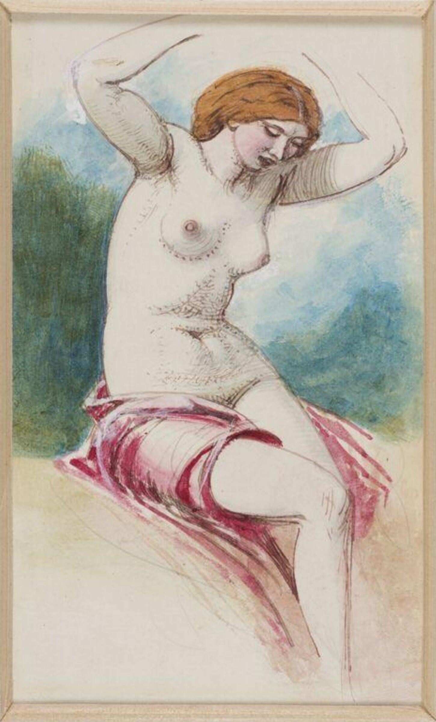 Drawing, William Edward Frost, mid 19th century