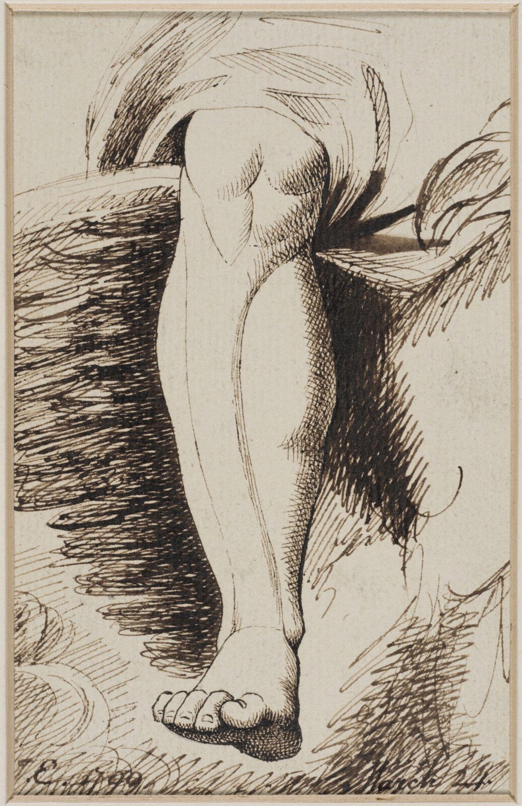 Drawing, John Cox Dillman Engleheart, 1799