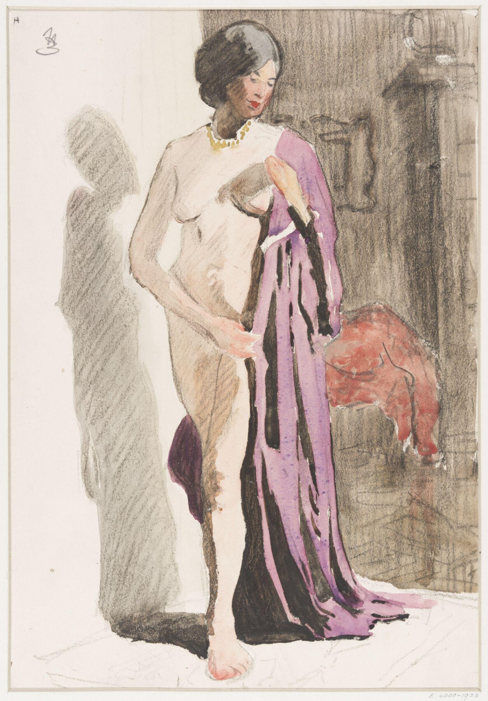 Drawing, Thomas Austen-Brown, c. 1879-1923