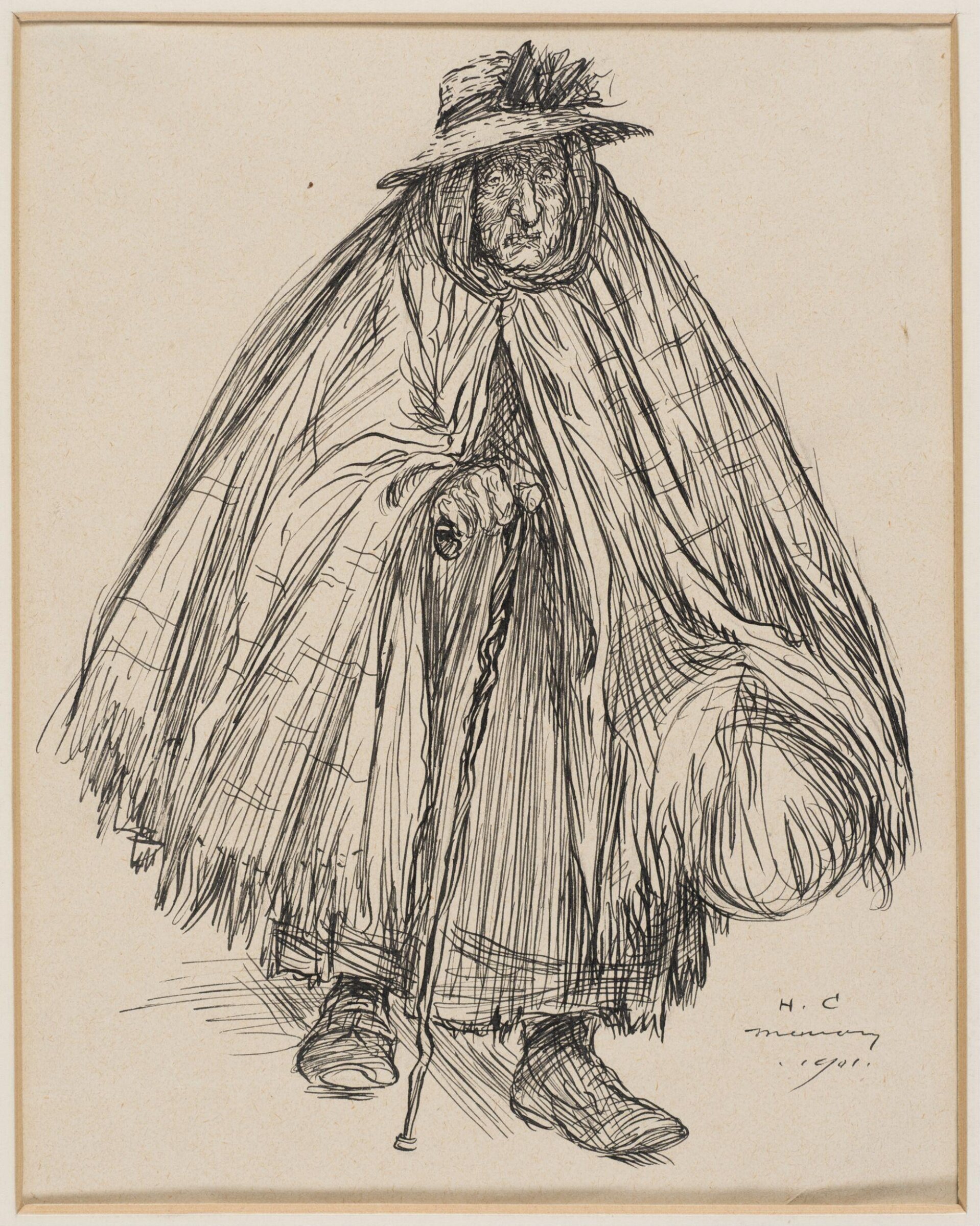 An old countrywoman, Herbert Cole, 1901