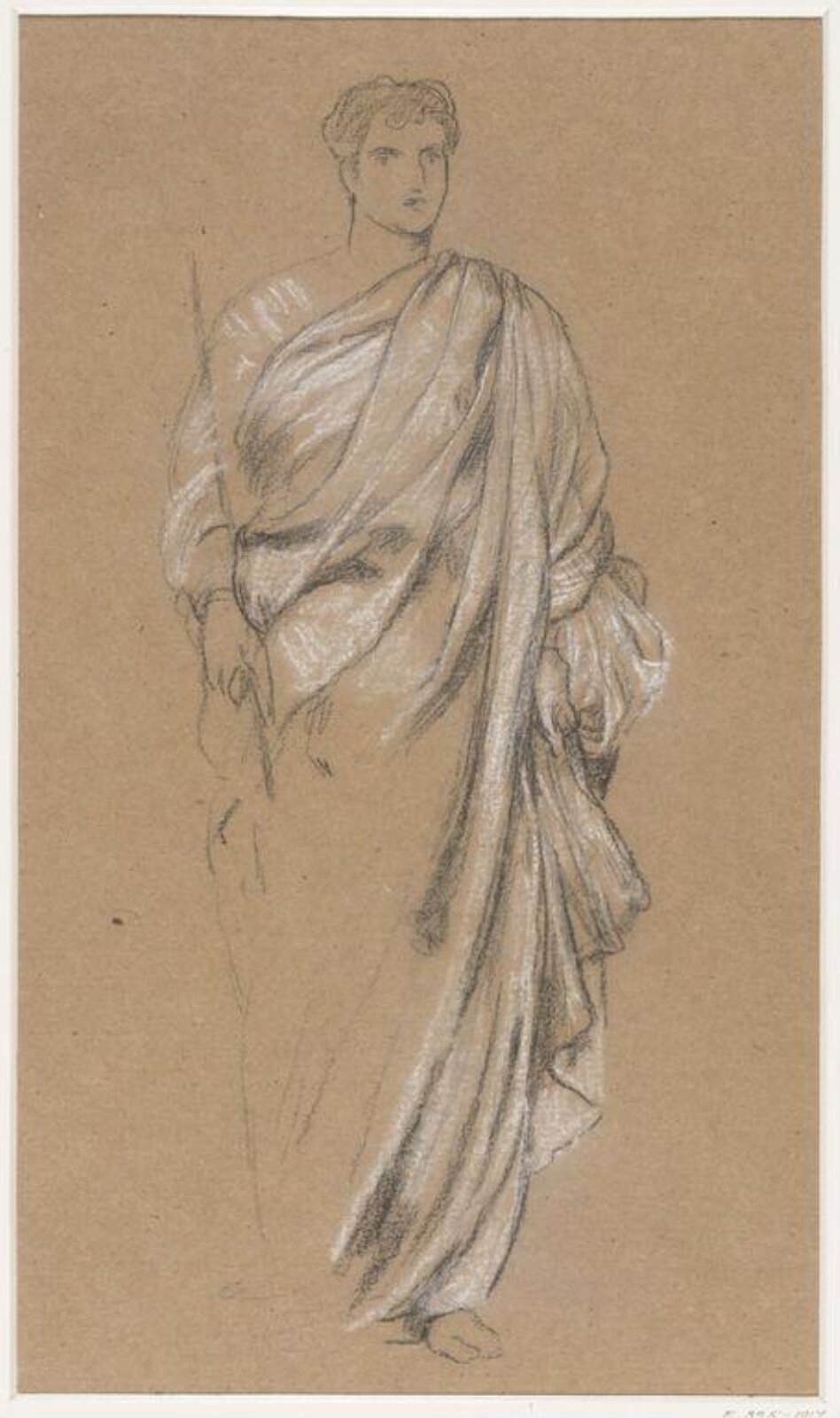 Drawing, Frederic Lord Leighton, c. 1850-1896