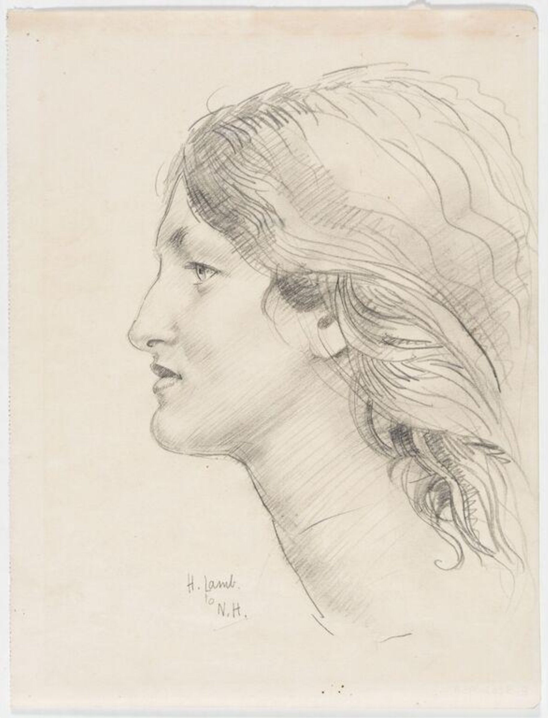 Norah Holloway, later Mrs. Hereward Dollman, Henry Lamb, ca. 1910