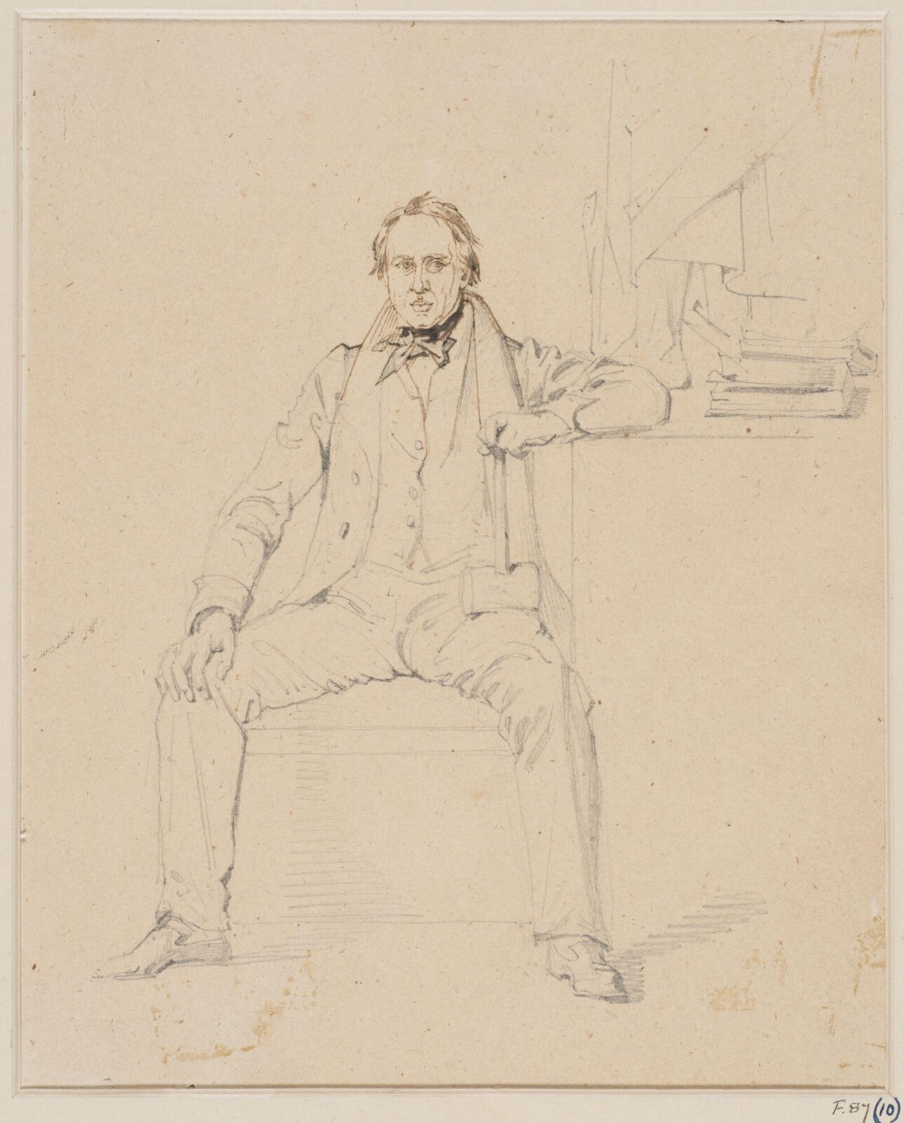 Allan Cunningham, poet and writer, Daniel Maclise, 1830-8