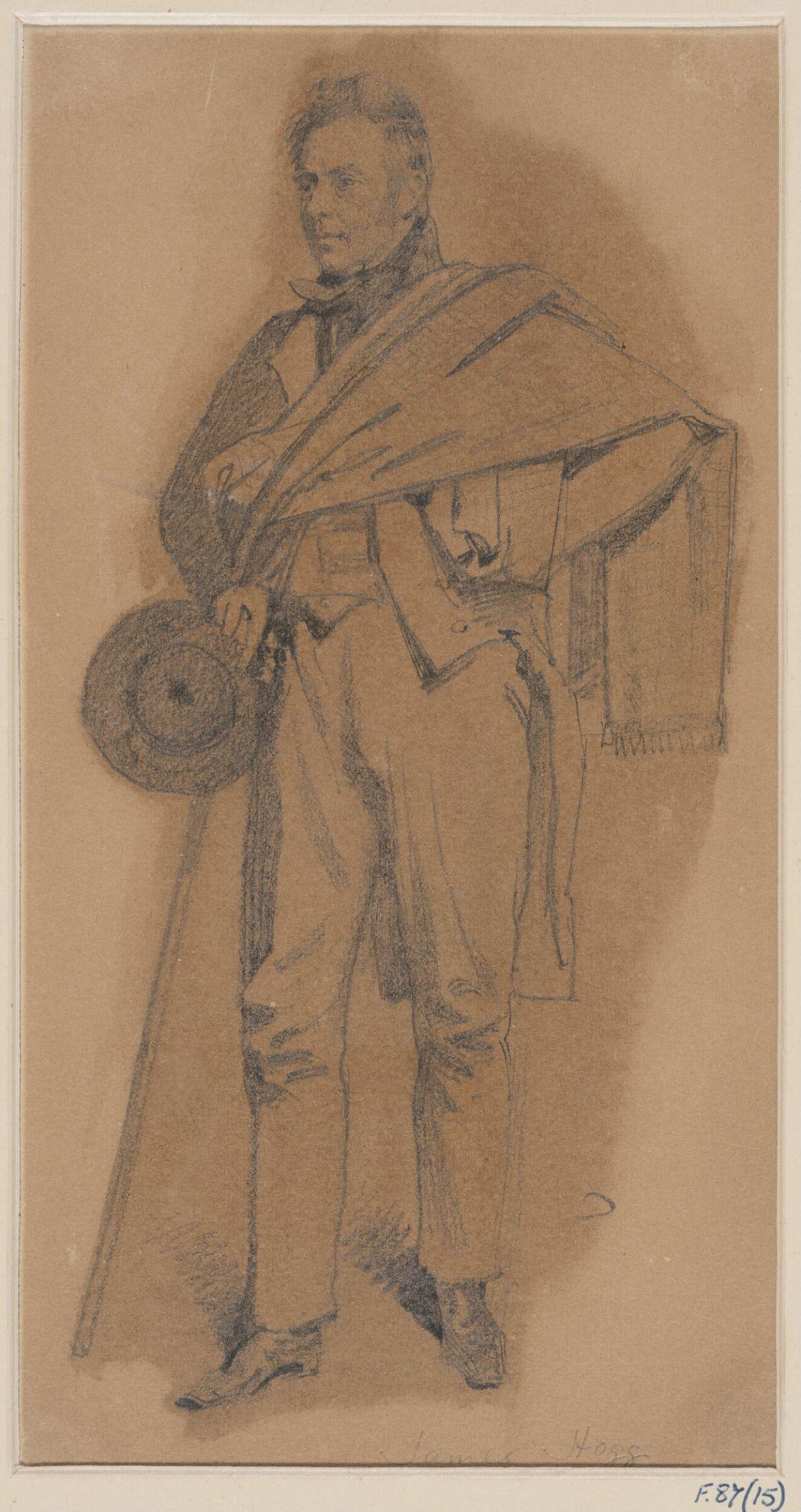 Portrait of James Hogg, Daniel Maclise, 1830-8