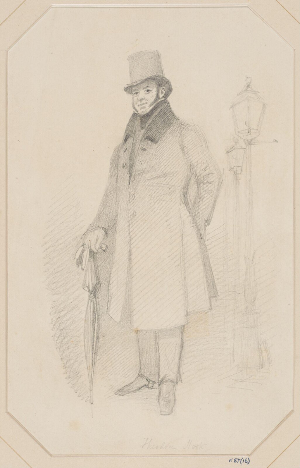 Portrait of Theodore Edward Hook, Daniel Maclise, 1830-8