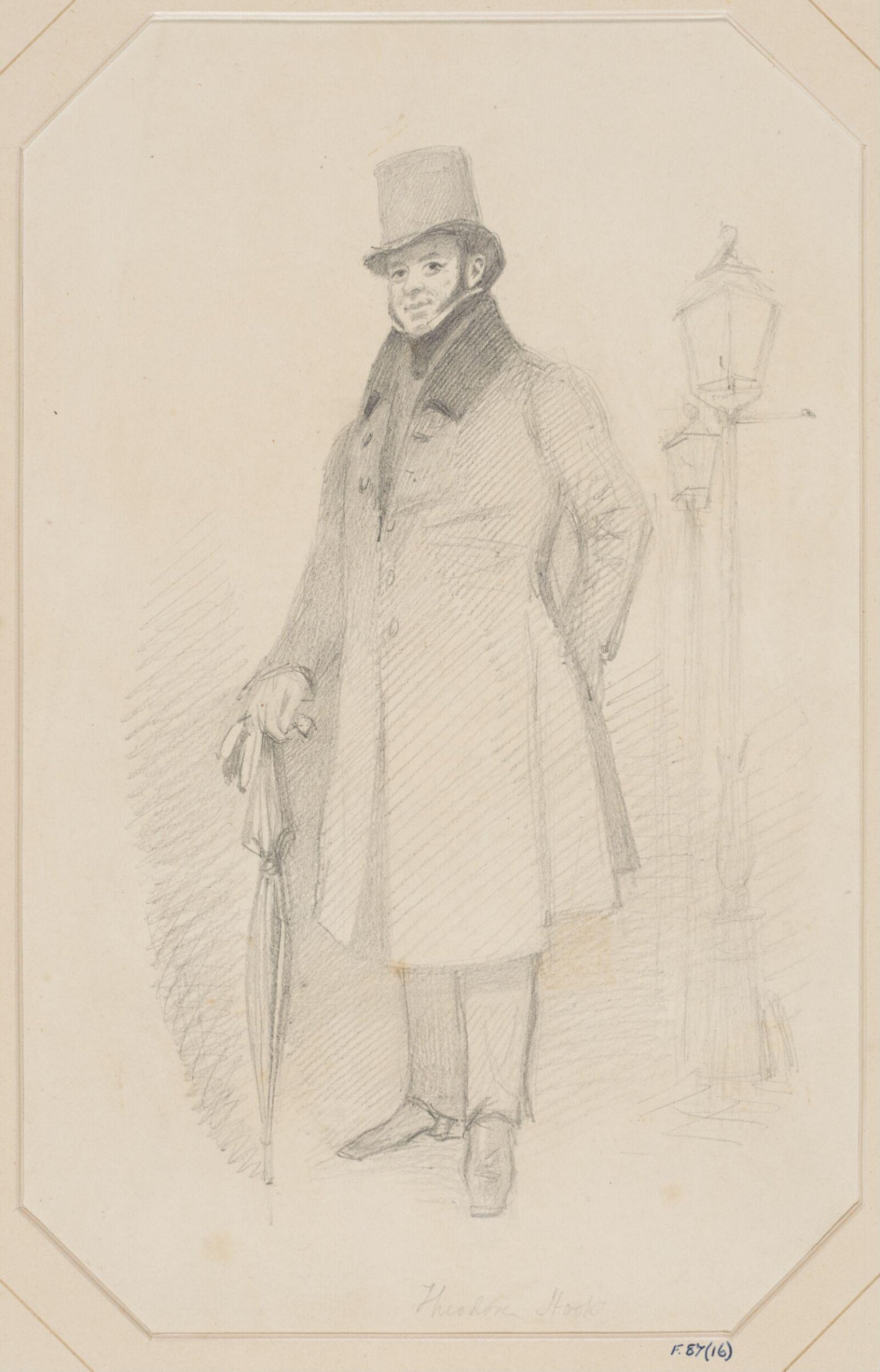 Portrait of Theodore Edward Hook, Daniel Maclise, 1830-8