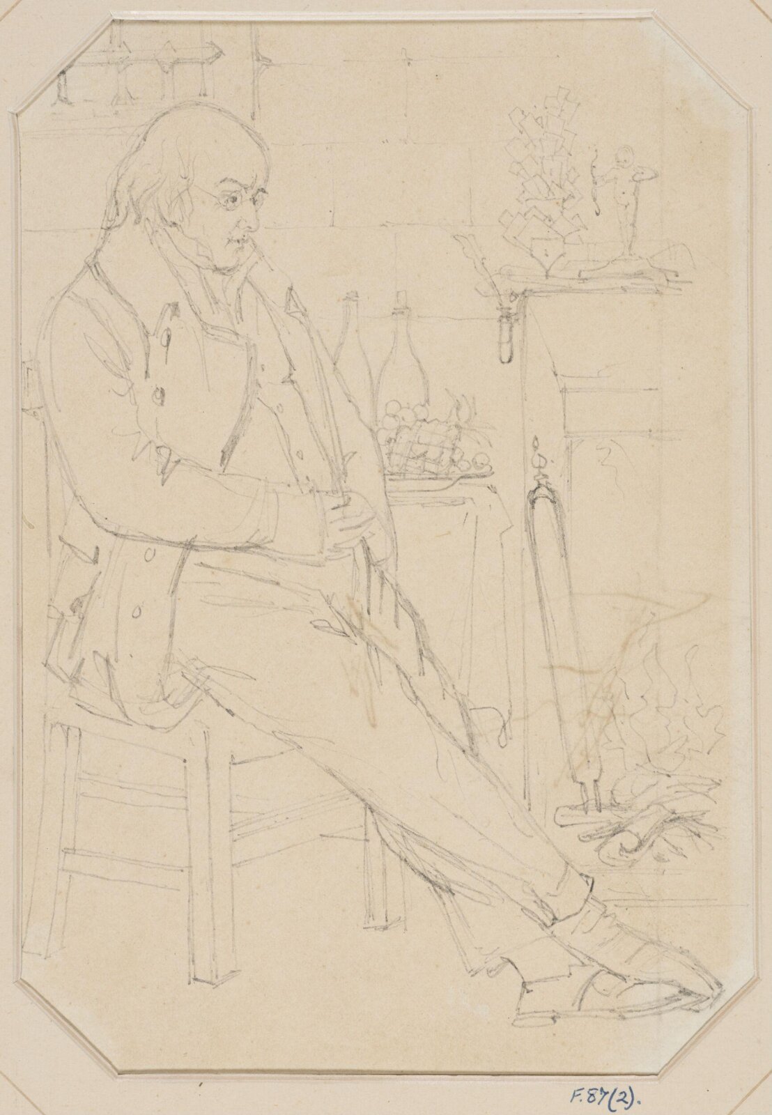 Drawing, Daniel Maclise, 1830-8