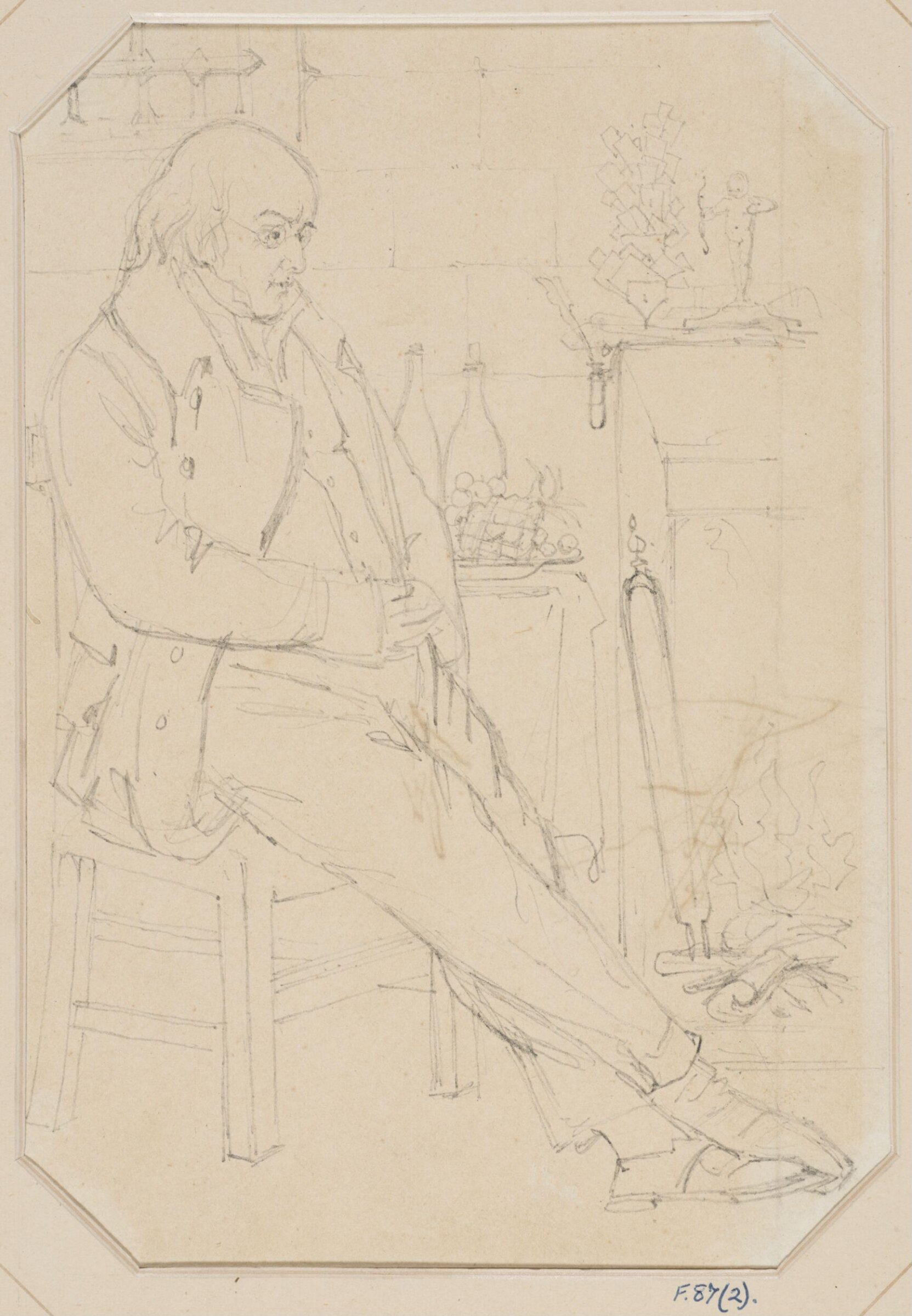 Drawing, Daniel Maclise, 1830-8