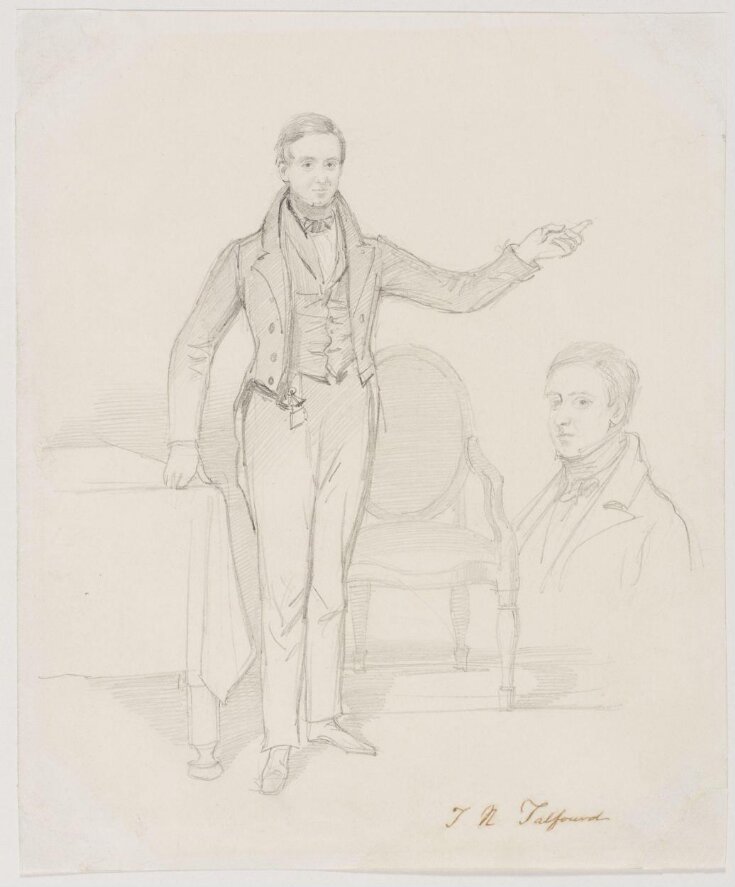Portrait of Sir Thomas Noon Talfourd top image