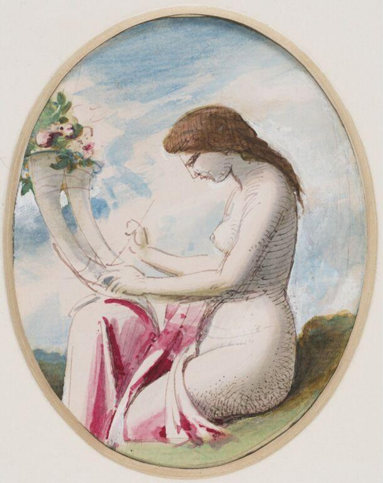 Drawing, William Edward Frost, mid 19th century