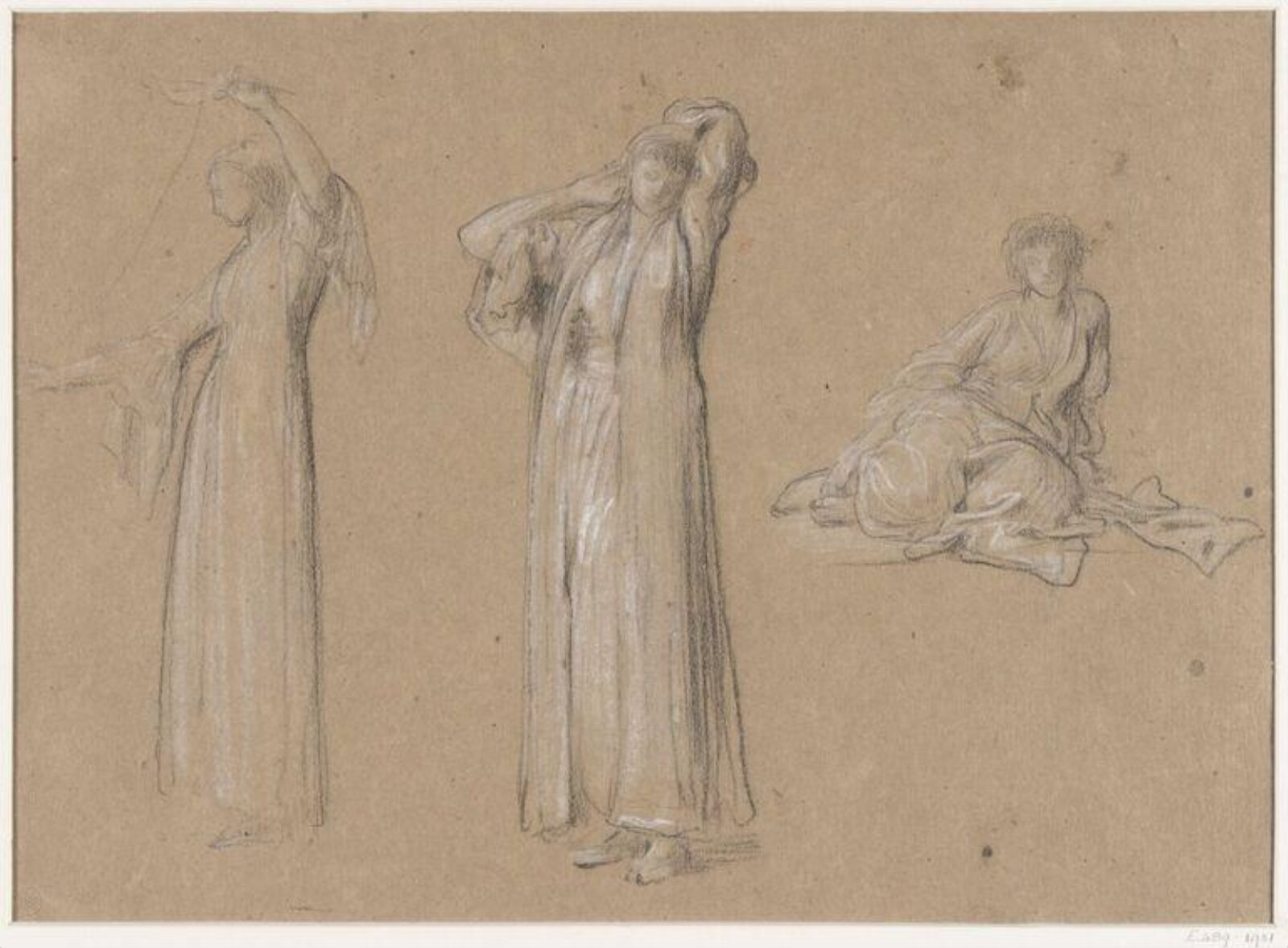 Drawing, Frederic Lord Leighton, 1880