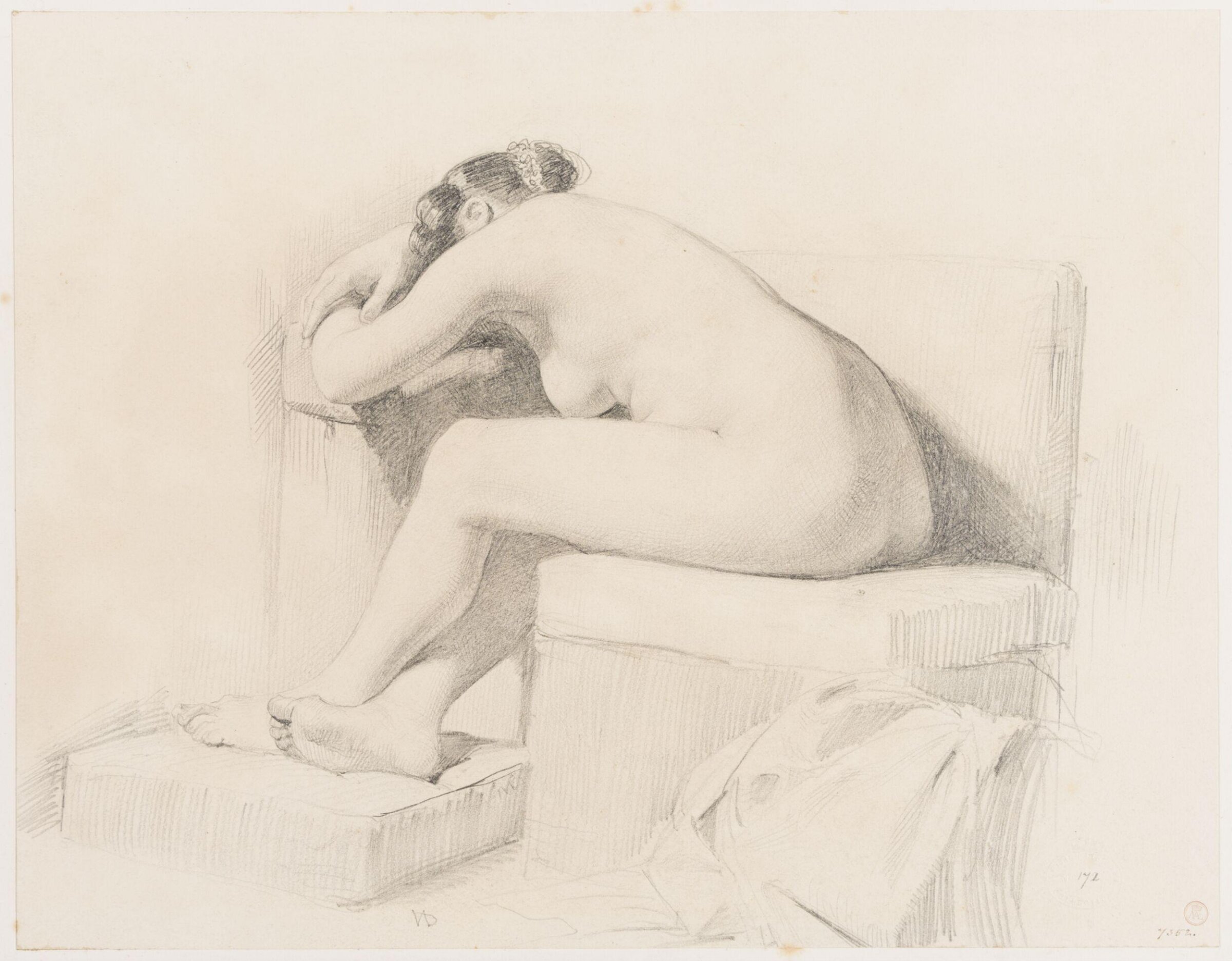 Life Study of a Female, William Dyce, ca. mid 19th century
