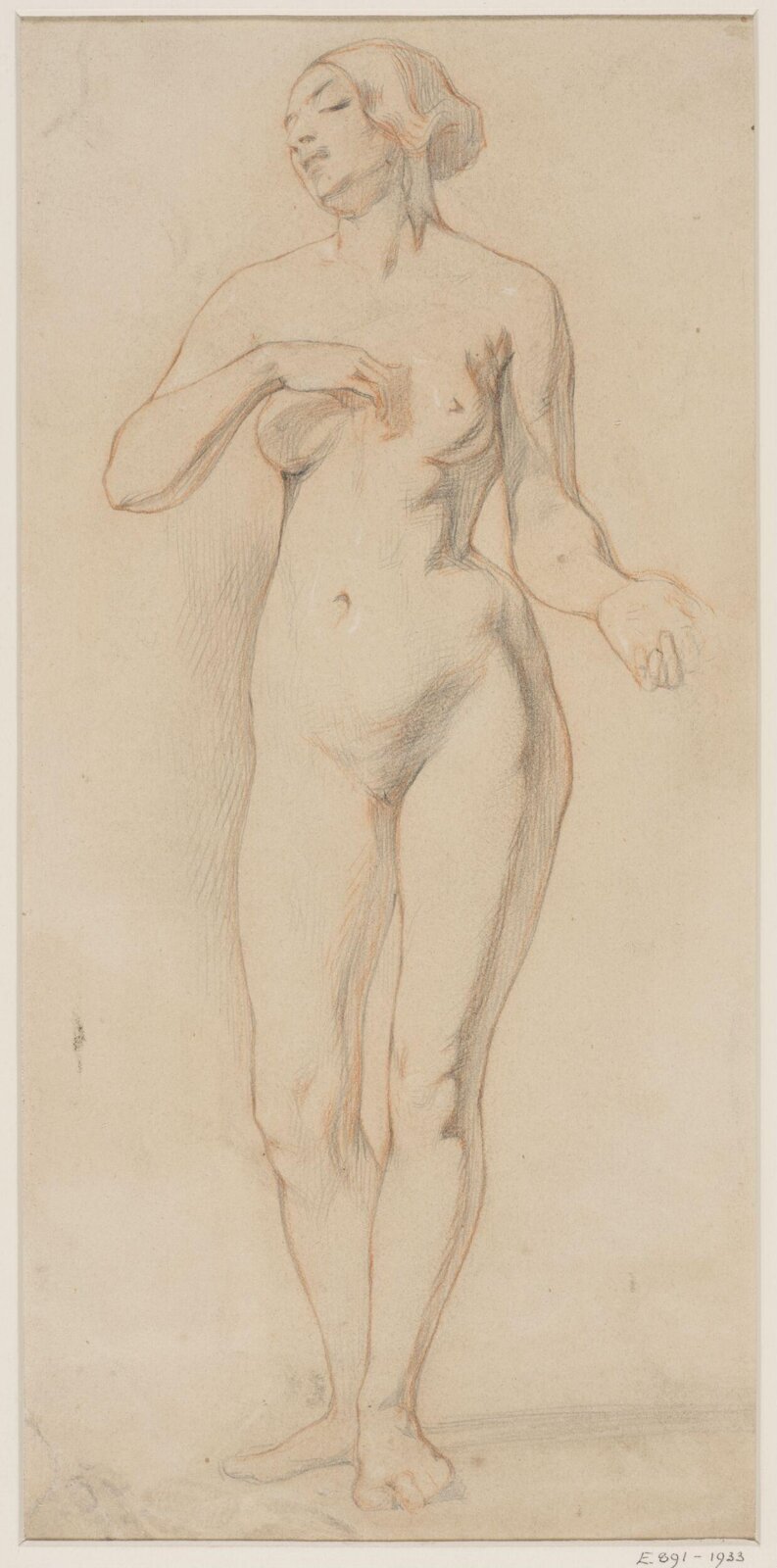 Drawing, Alfred W. Elmore, 1835-75