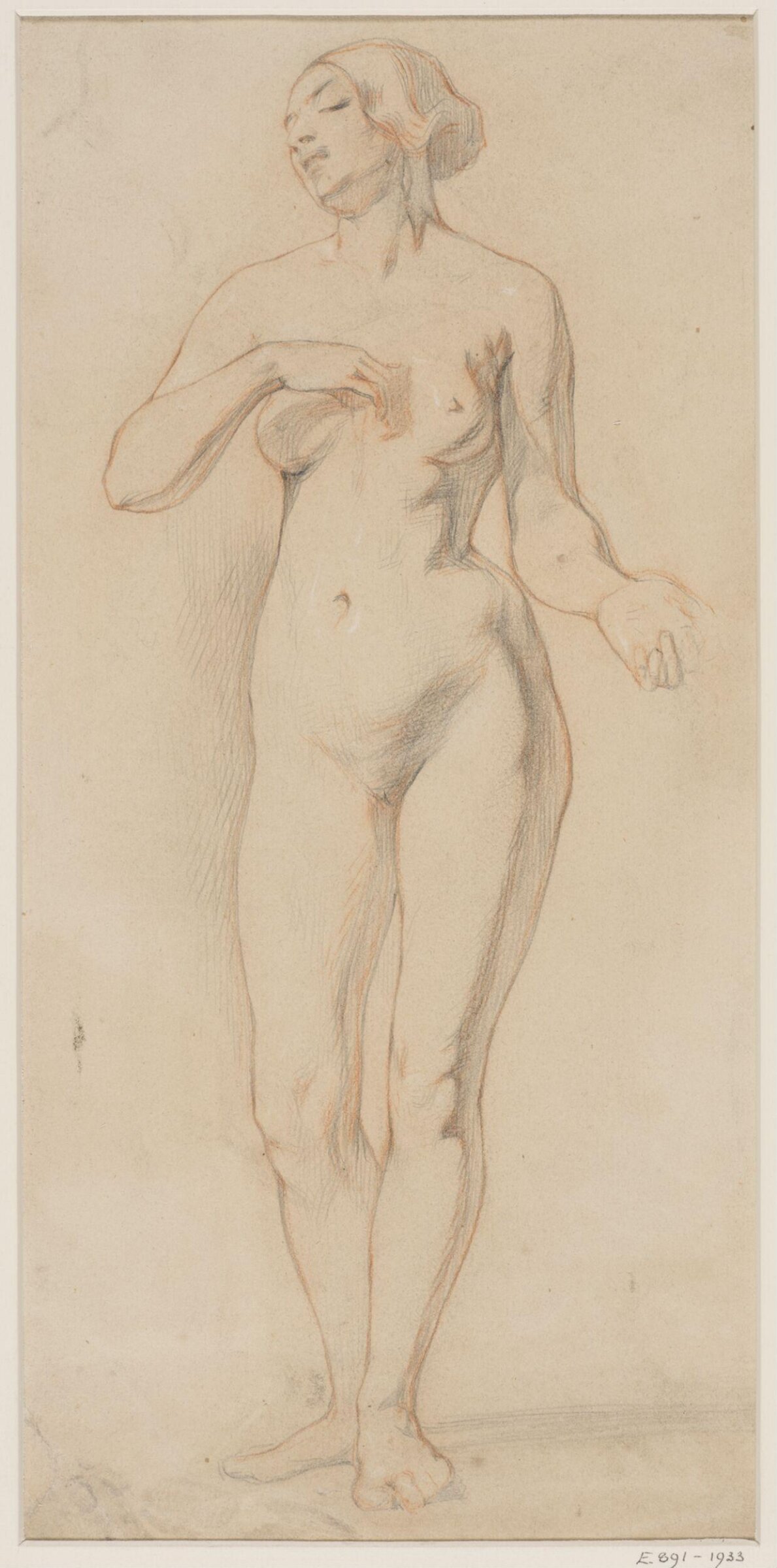 Drawing, Alfred W. Elmore, 1835-75