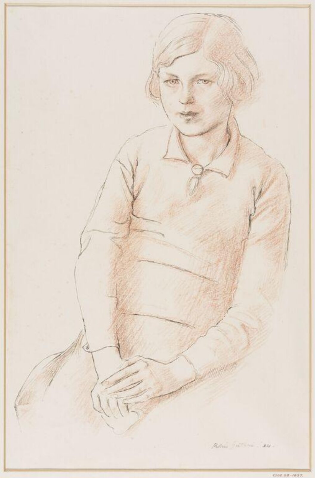 Girl seated, Robin Guthrie