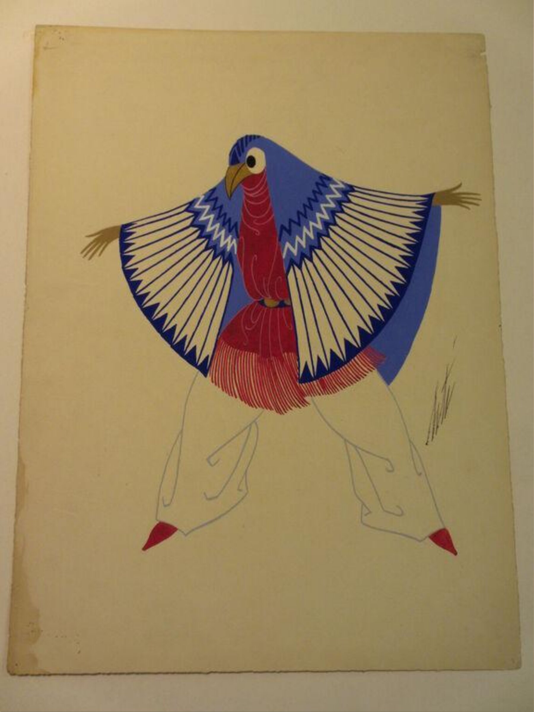 Design for the costume on the ballet sequence <i>An Aztec Offering</i>, Erté, 1937