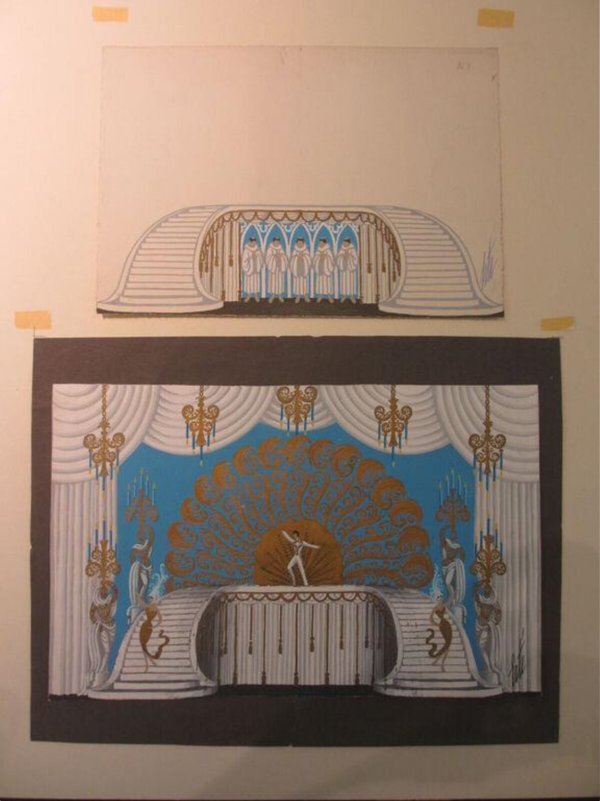 Drawing, Erté, 1958
