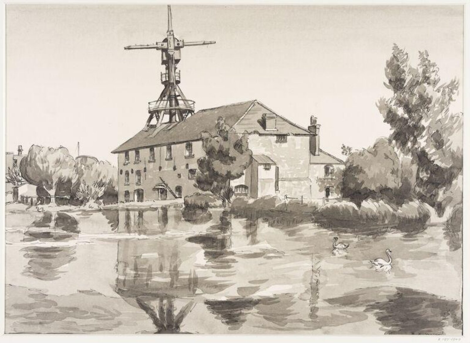West Ashling Mill, Sussex, Robert Arthur Wilson, 1933