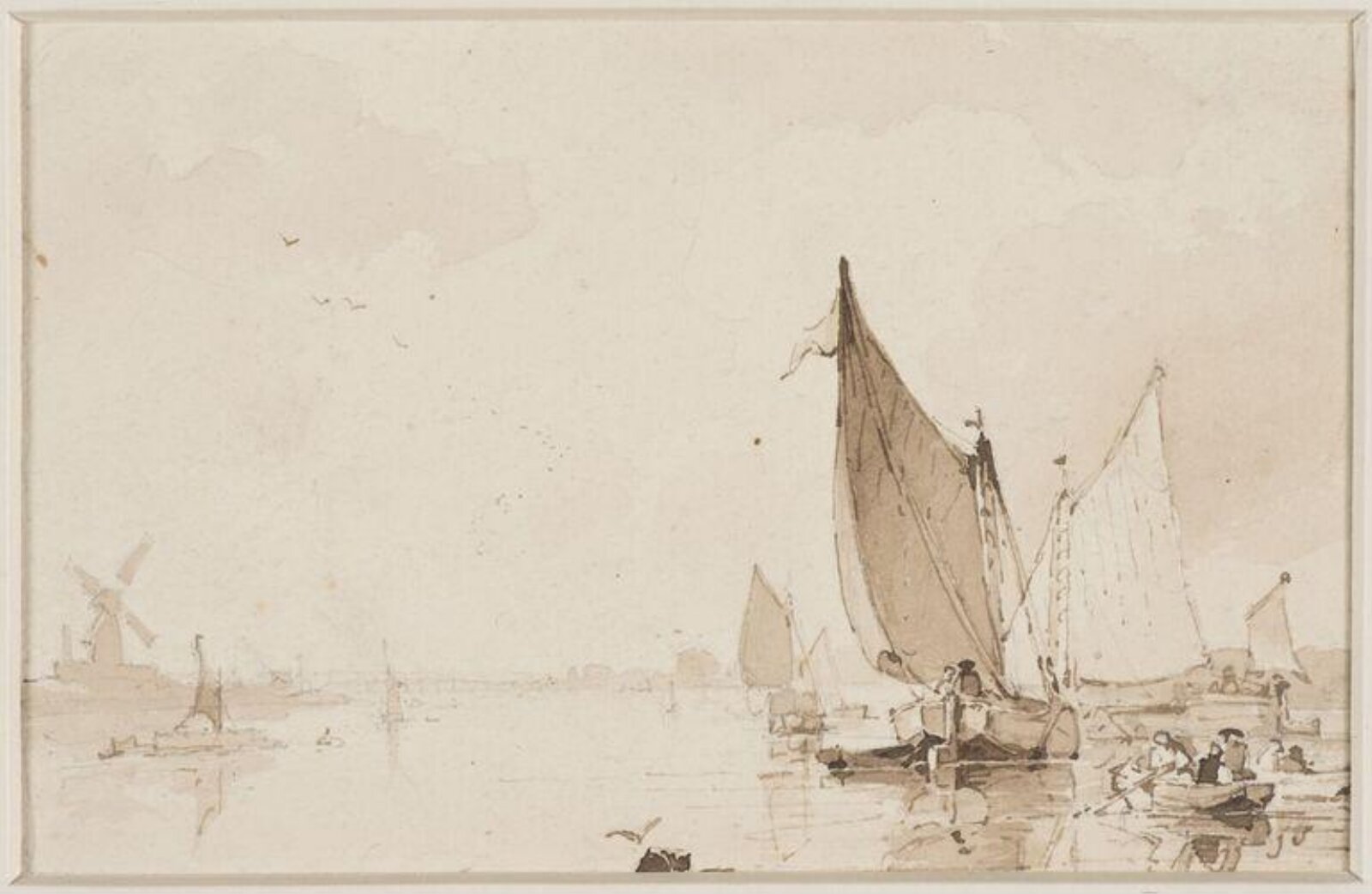 Drawing, Thomas Peploe Wood, 1840