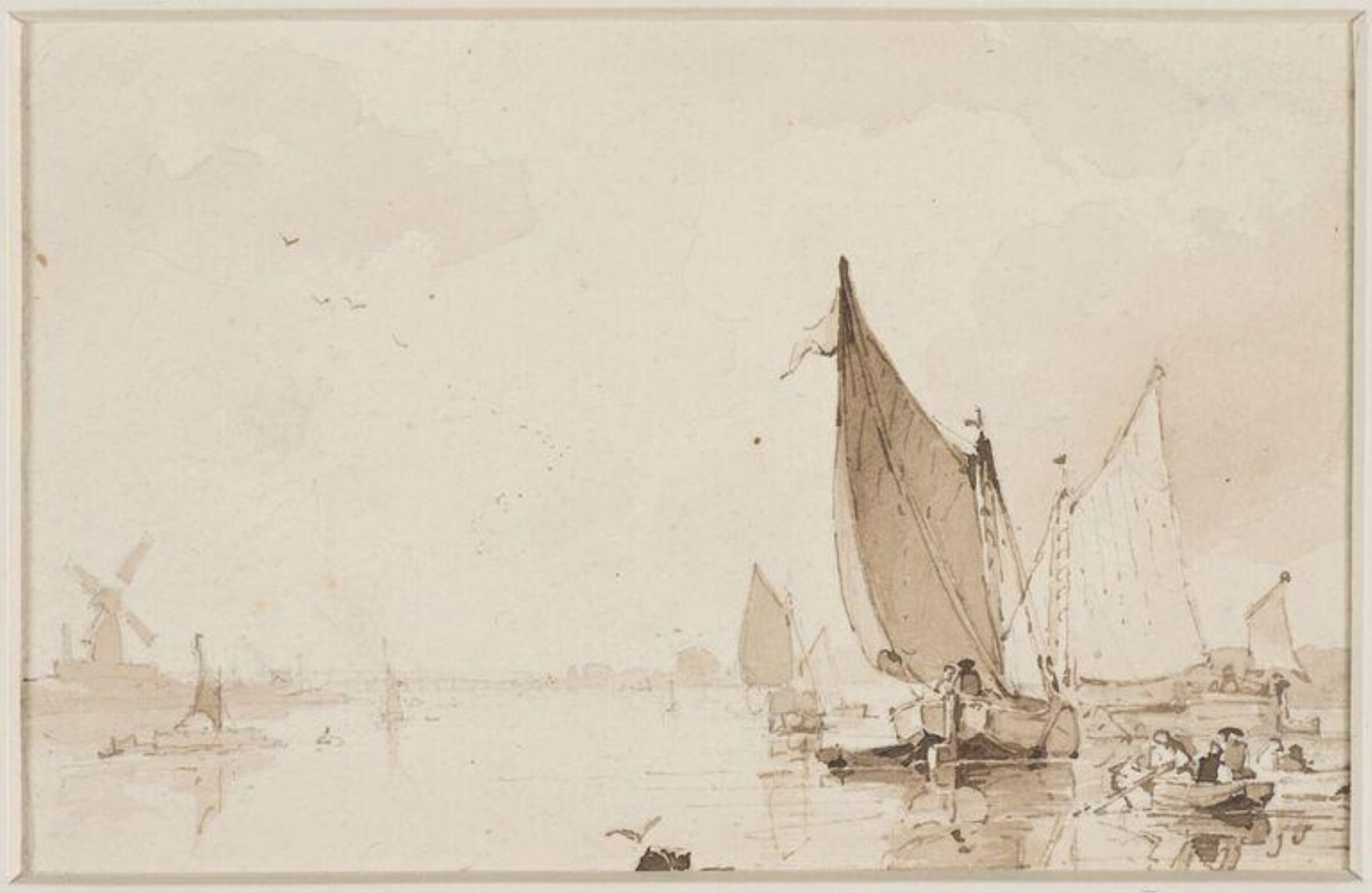 Drawing, Thomas Peploe Wood, 1840