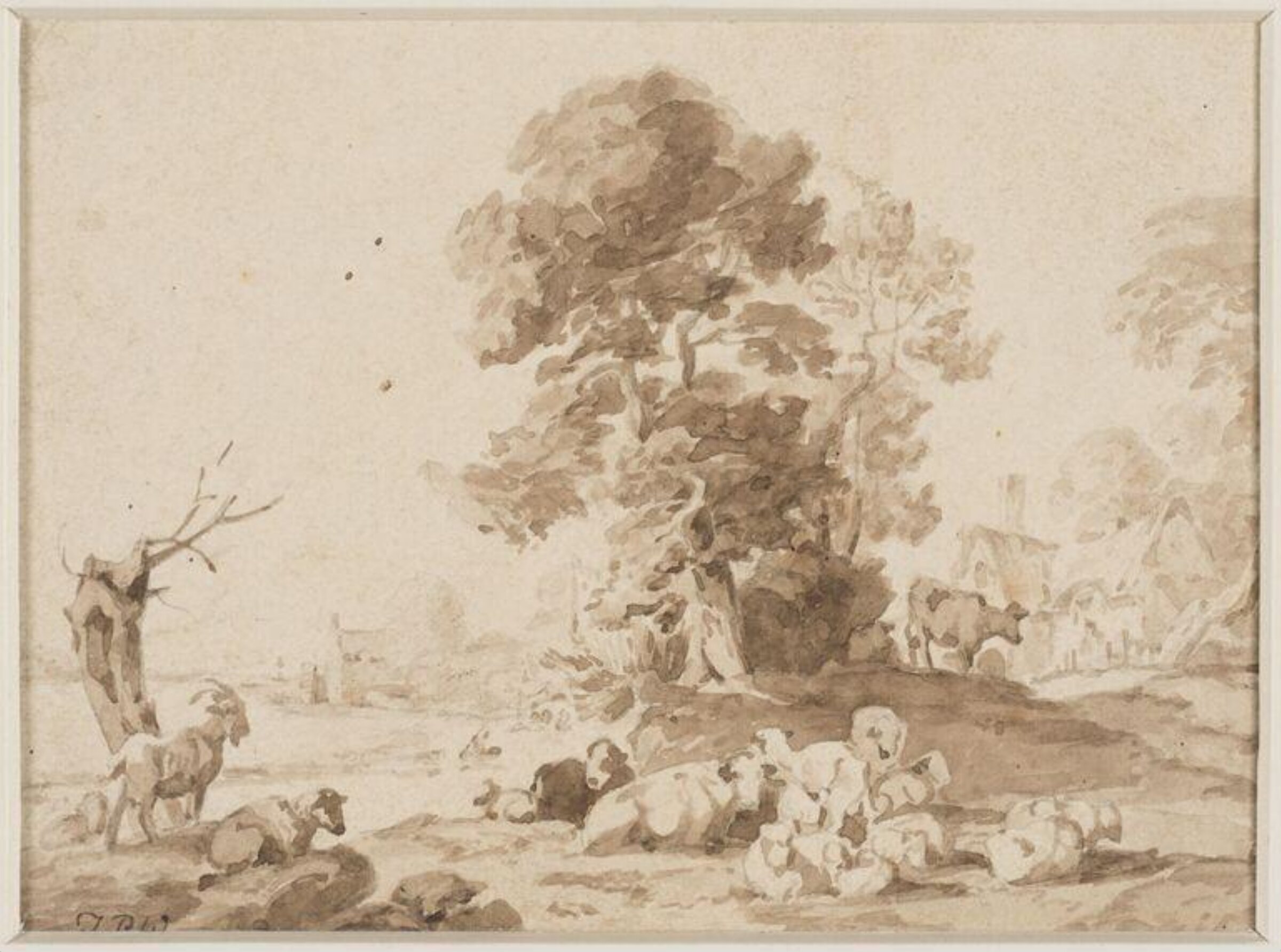 Drawing, Thomas Peploe Wood, c. 1837 - 1845