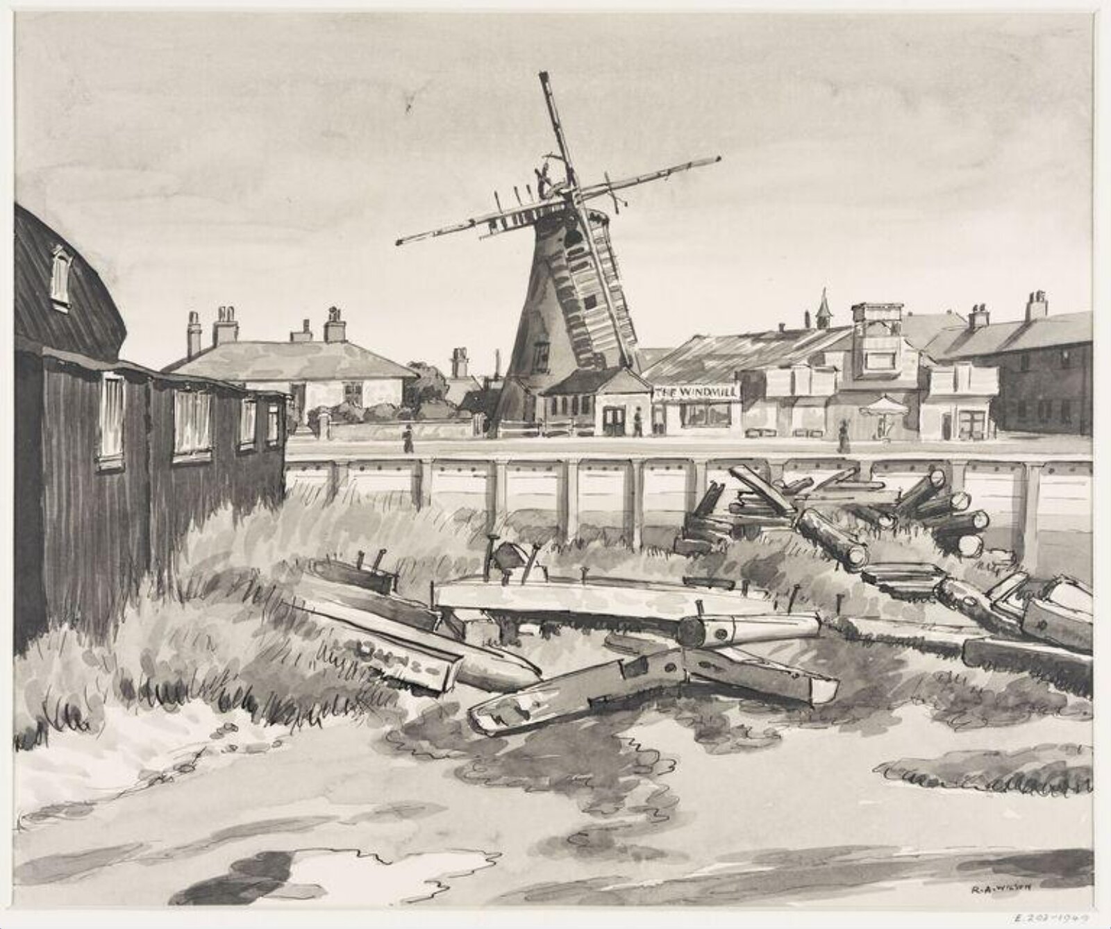 The Old Mill, Littlehampton, Robert Arthur Wilson, 1931