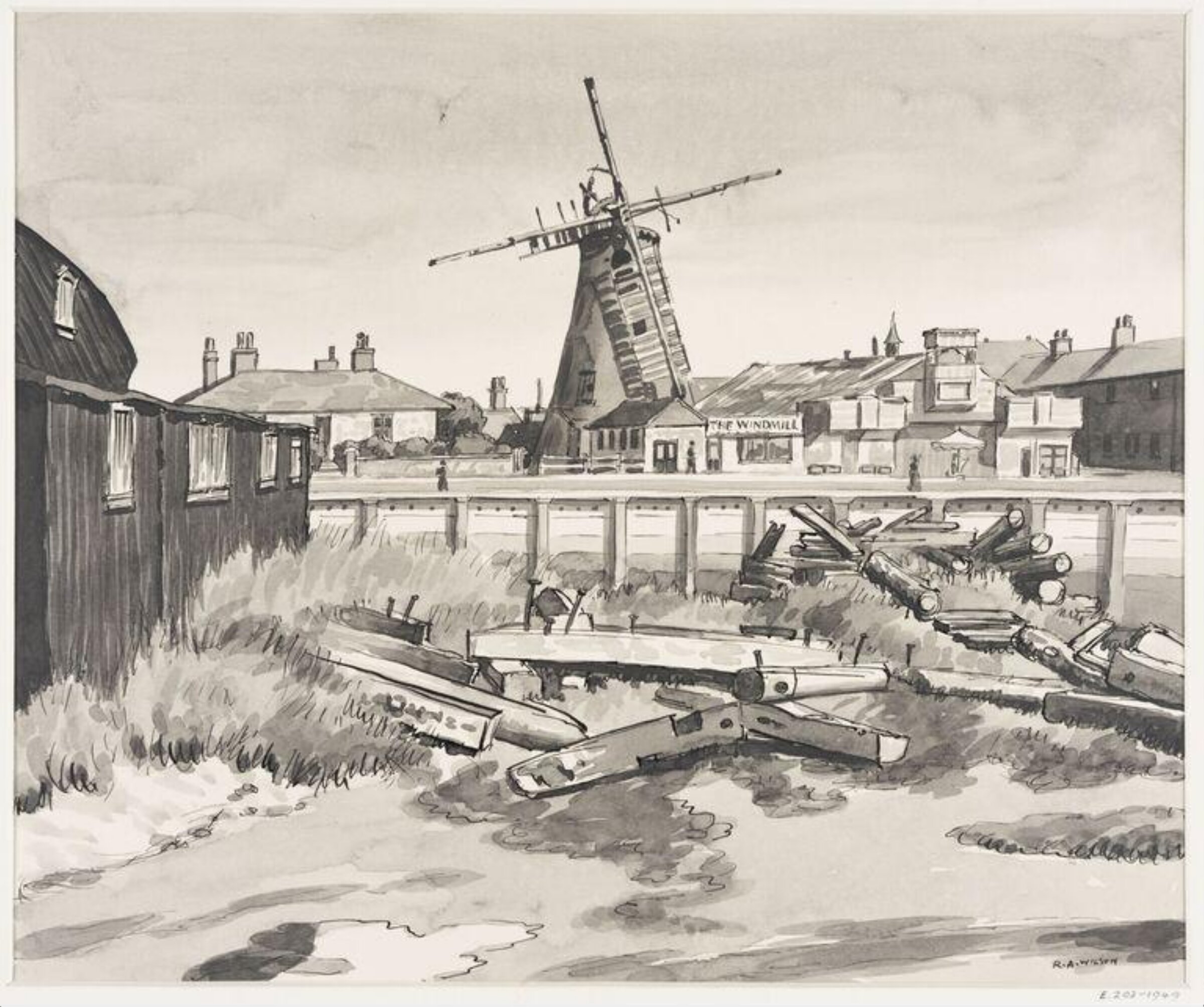 The Old Mill, Littlehampton, Robert Arthur Wilson, 1931