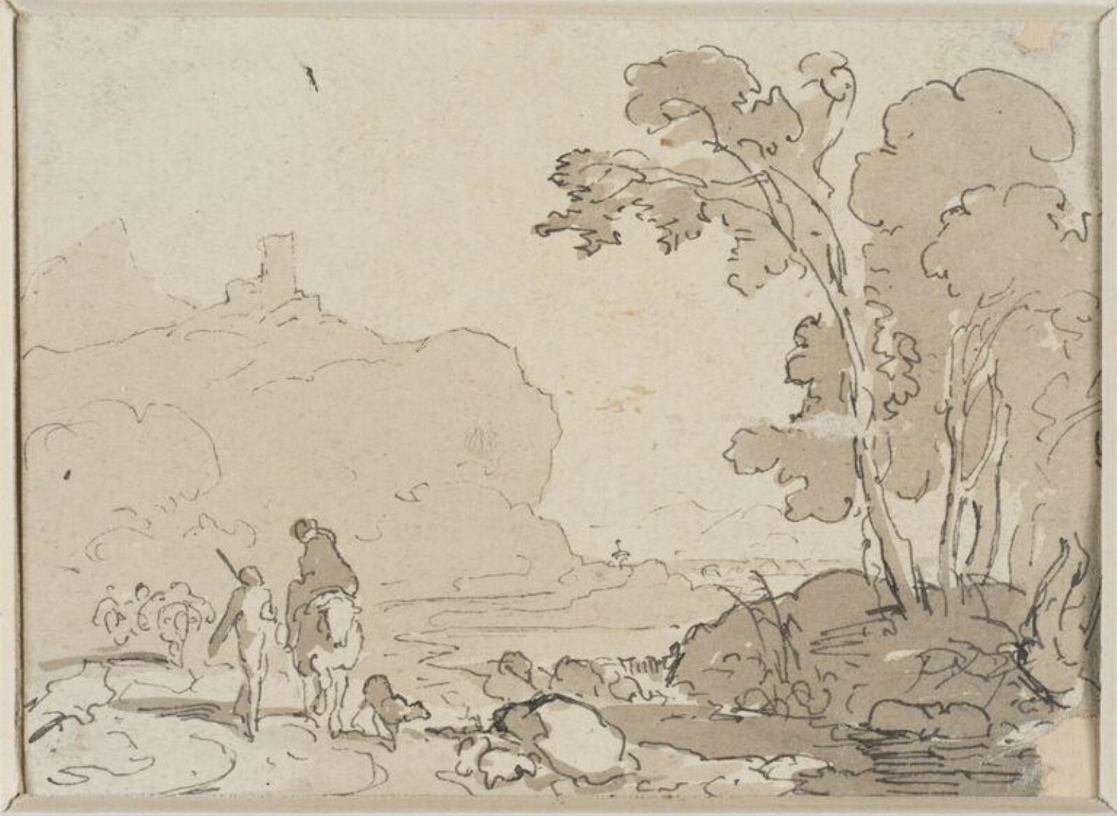 Drawing, Thomas Peploe Wood, c. 1837 - 1845