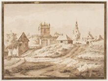 Landscape with Bentheim castle seen from the southeast thumbnail 1