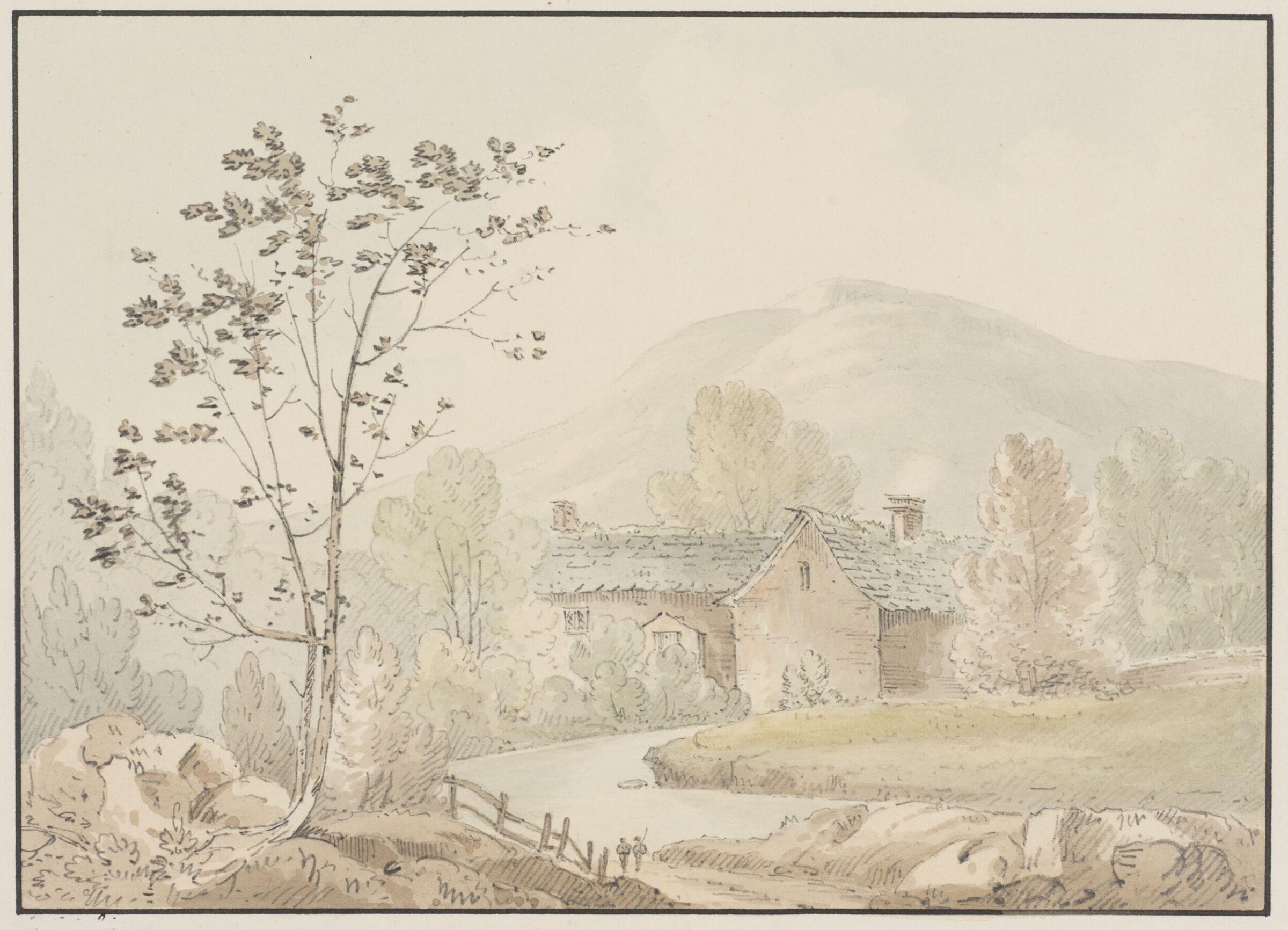 Cottage in the Vale of Embleton, near Bassenthwaite, Joseph Wilkinson, c.1810