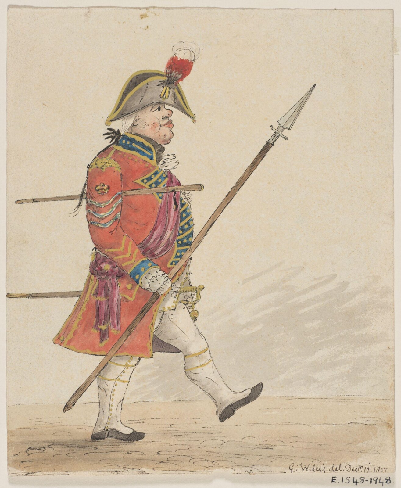 Drawing, G. Willis, 12/12/1807