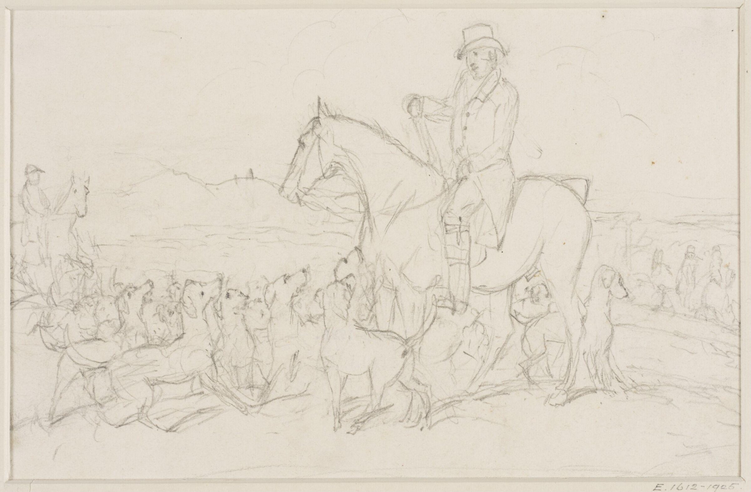 Drawing, Thomas Woodward, ca. 1820-1852