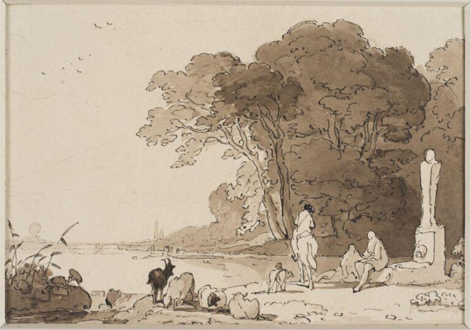 Drawing, Thomas Peploe Wood, ок. 1837–1845