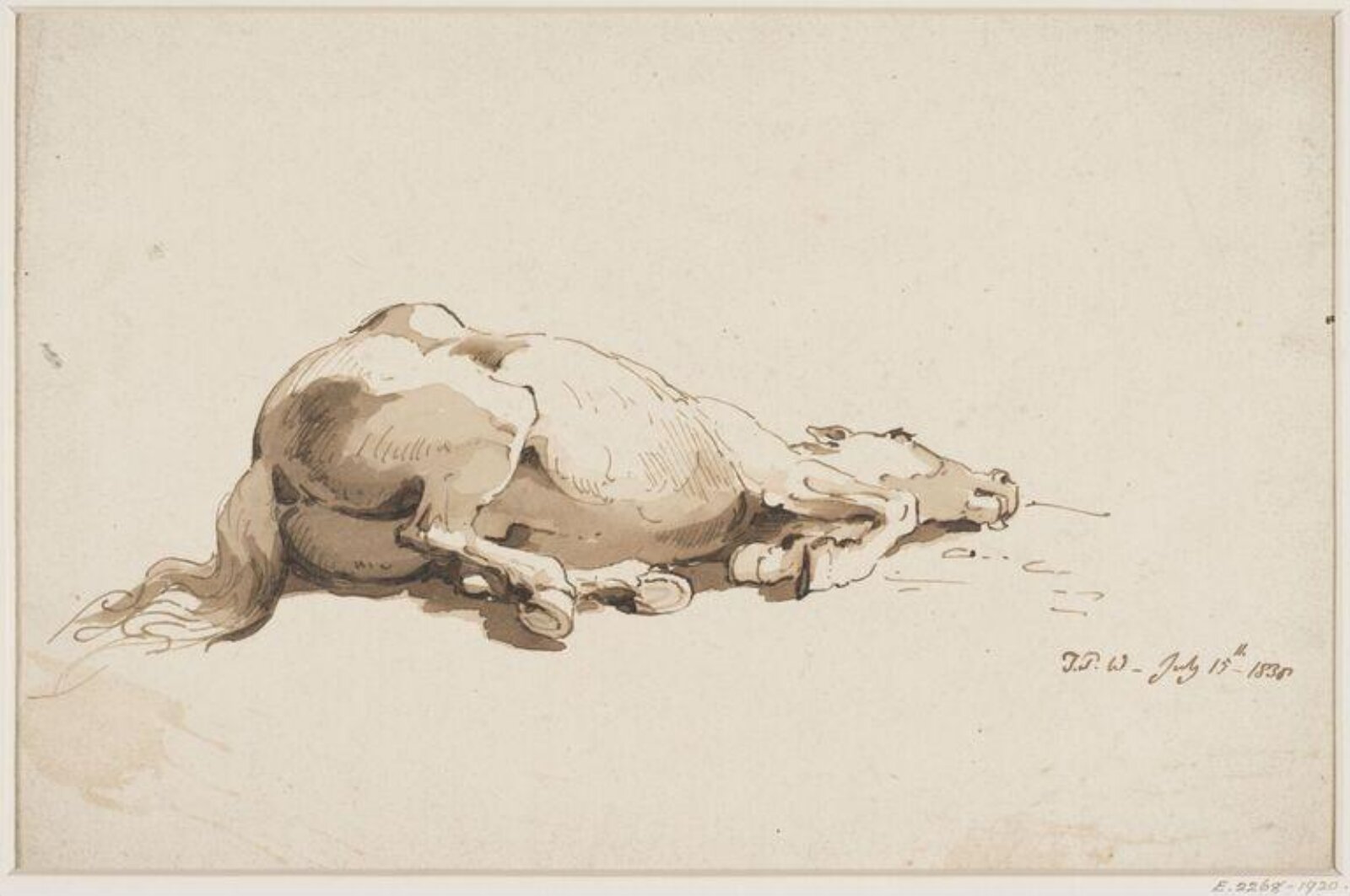 Drawing, Thomas Peploe Wood, 15/07/1838