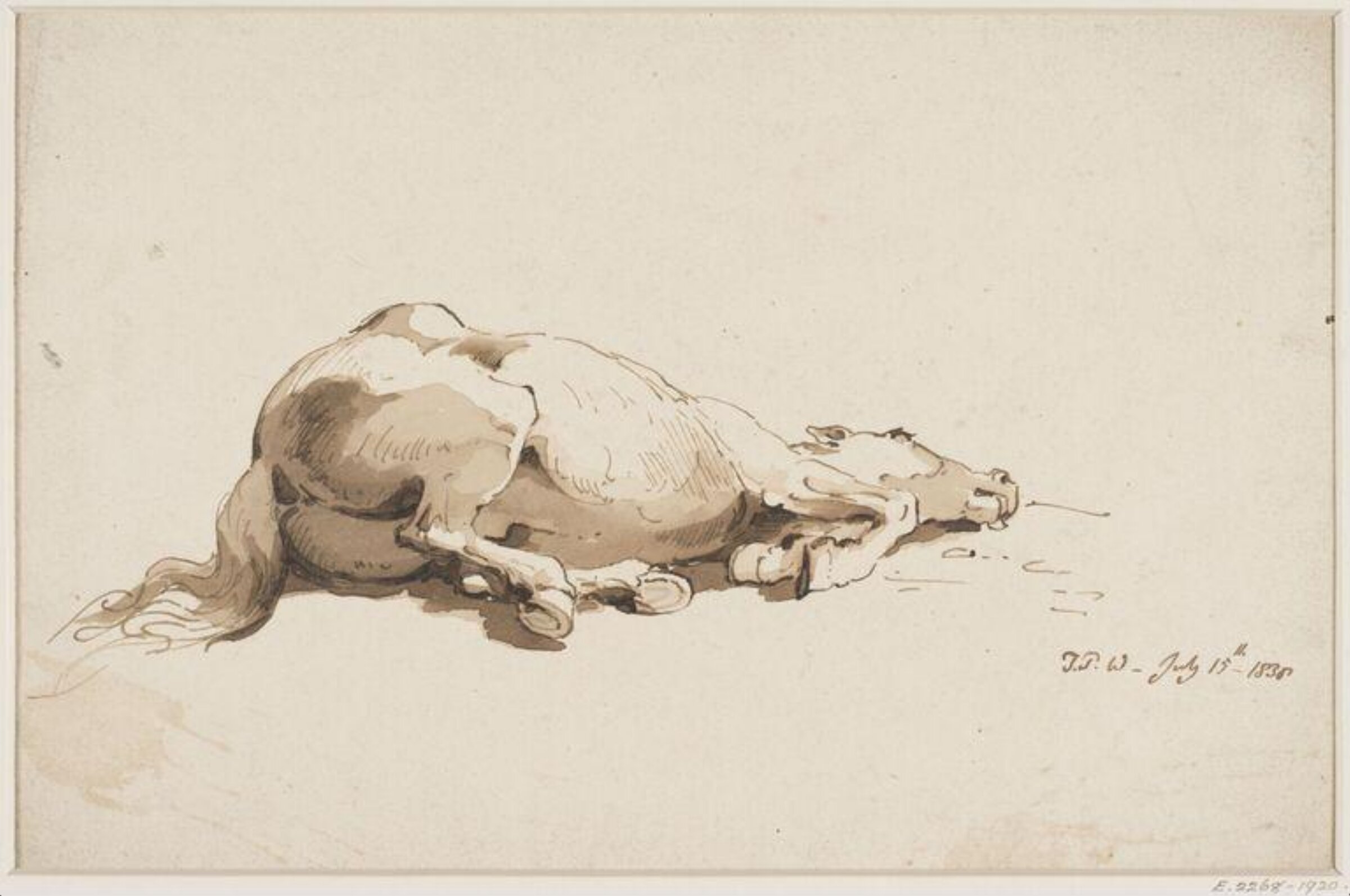 Drawing, Thomas Peploe Wood, 15/07/1838