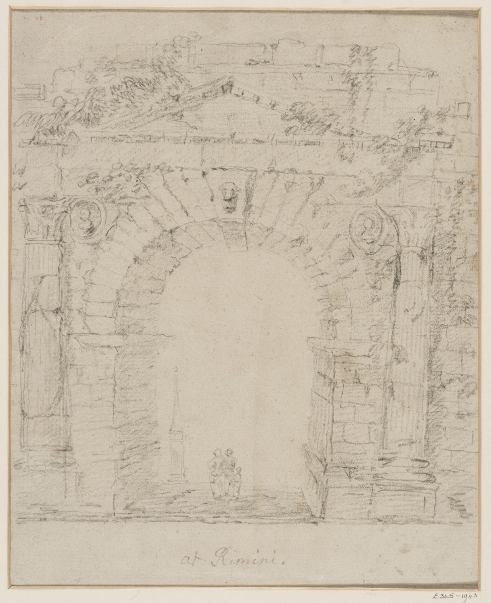 The Arch of Augustus, Rimini, Richard Wilson, 1751-2